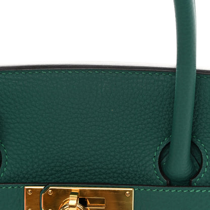Hermes Togo Birkin 35 Malachite 14 of 14