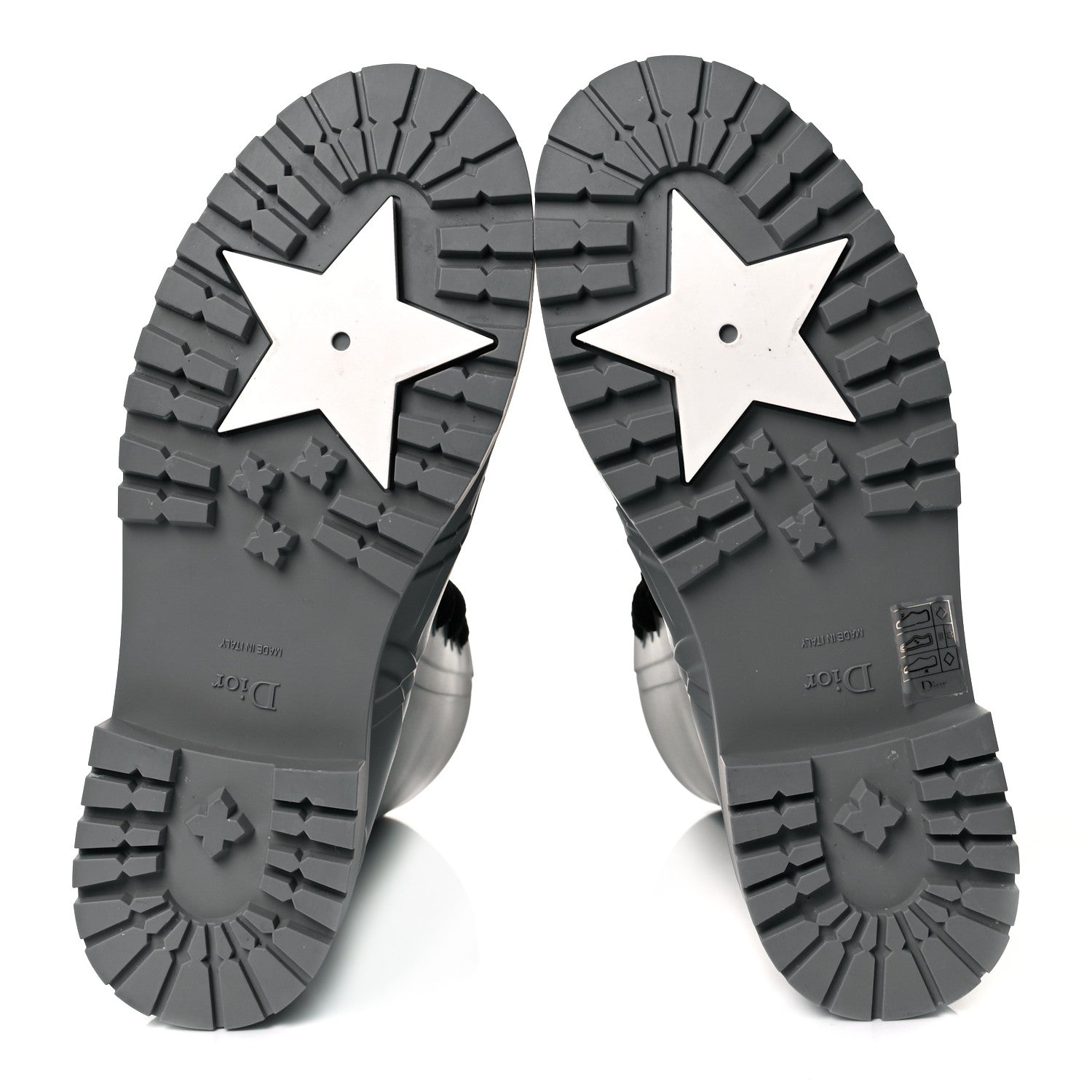 Christian Dior Rubber Diorcamp Low Boots 40 Grey 6 of 8