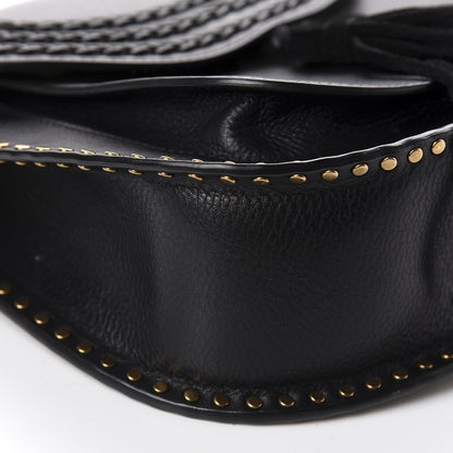 Chloe Suede Braided Small Hudson Shoulder Bag Black 6 of 12
