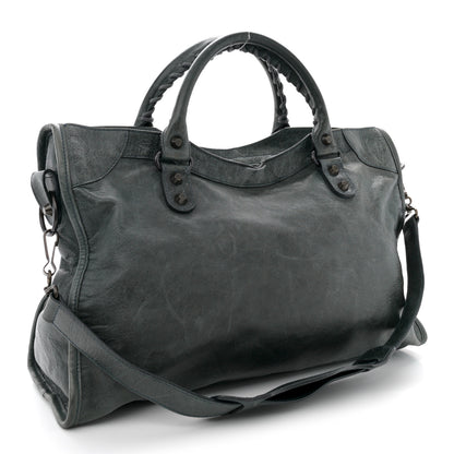 Balenciaga Agneau Classic Hardware City Plomb 4 of 17