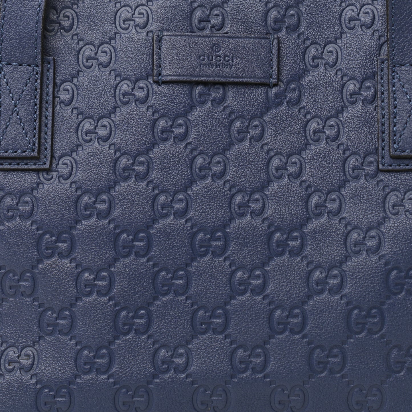 Guccissima Small Joy Tote Blue