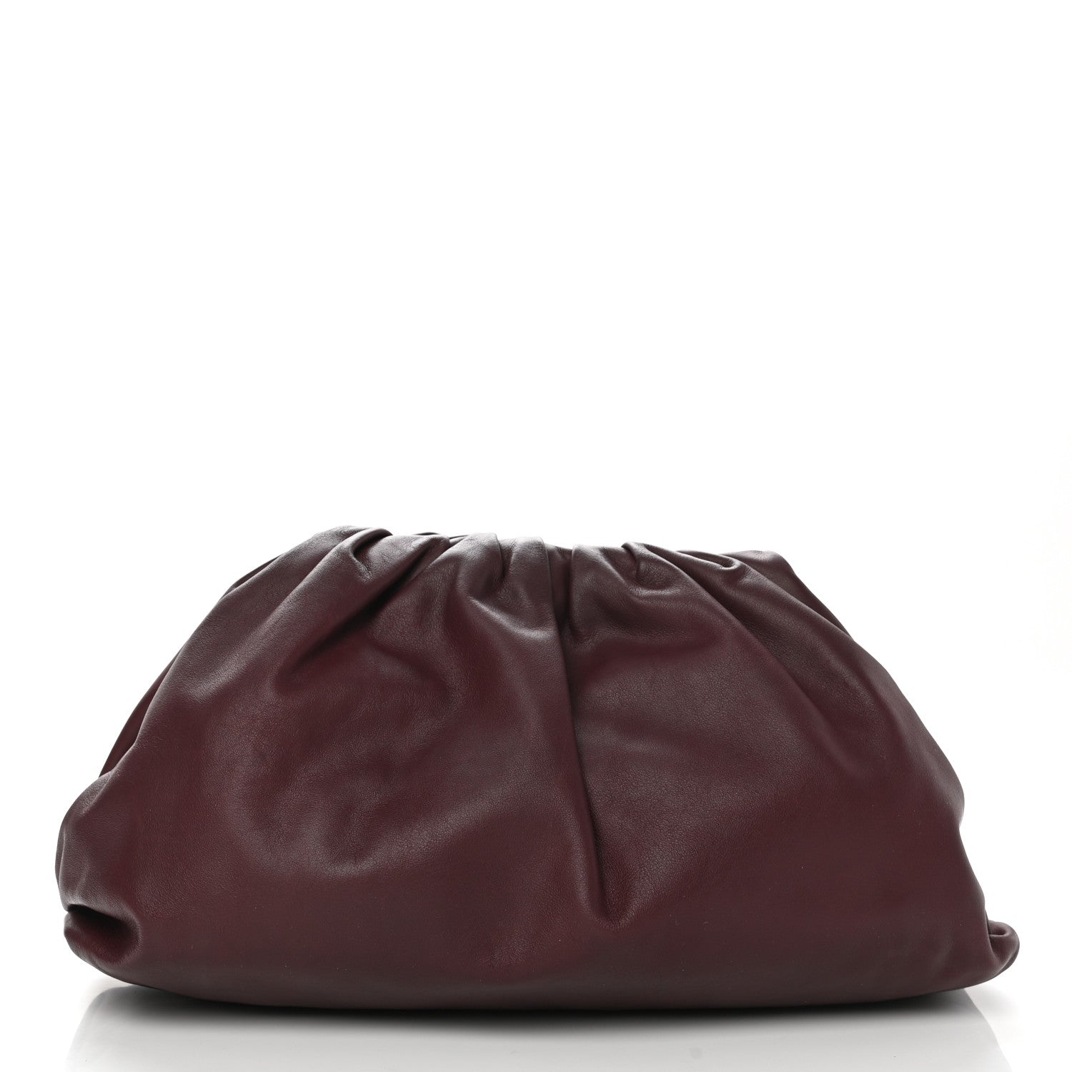 Bottega Veneta Smooth Butter Calf The Pouch Oversized Clutch Bordeaux 1 of 10
