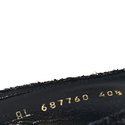 Saint Laurent Raffia Anja 105 Pumps 40.5 Black 6 of 10