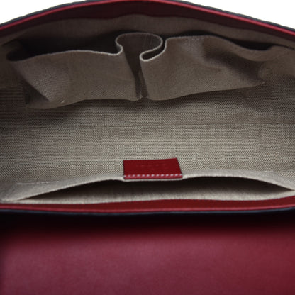Gucci Microguccissima Medium Emily Chain Shoulder Bag Red 5 of 9