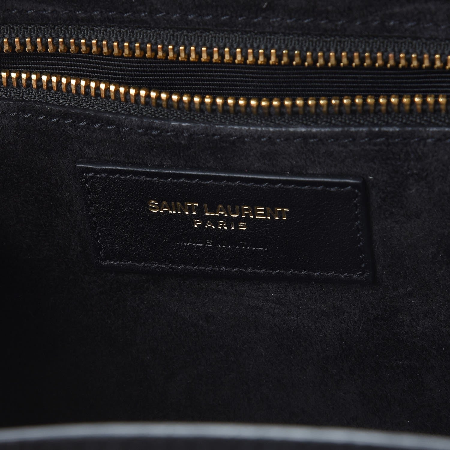 Saint Laurent Calfskin Small Cabas Rive Gauche Bag Black Red Yellow White 6 of 14
