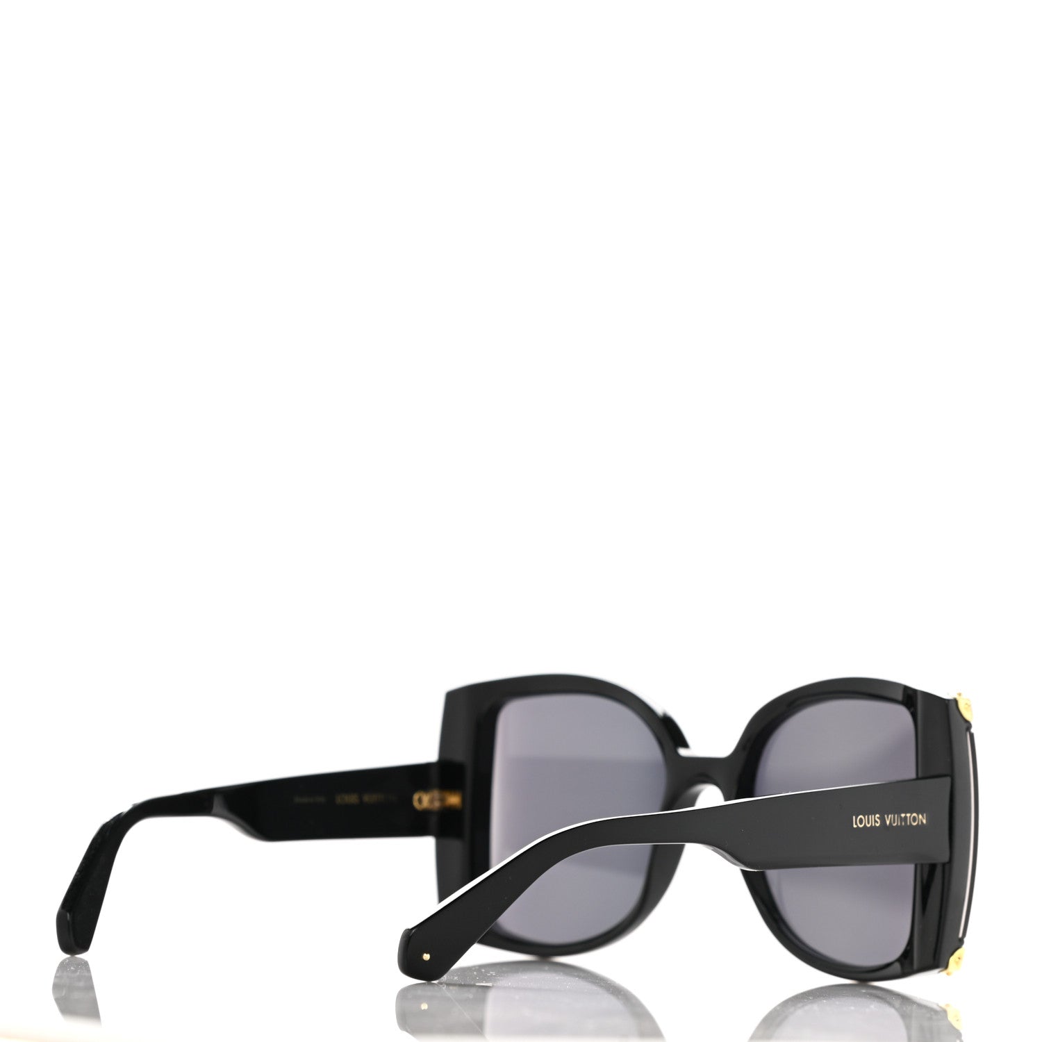 Louis Vuitton Acetate Nylon In The Mood For Love Sunglasses Z1294W Black 4 of 7