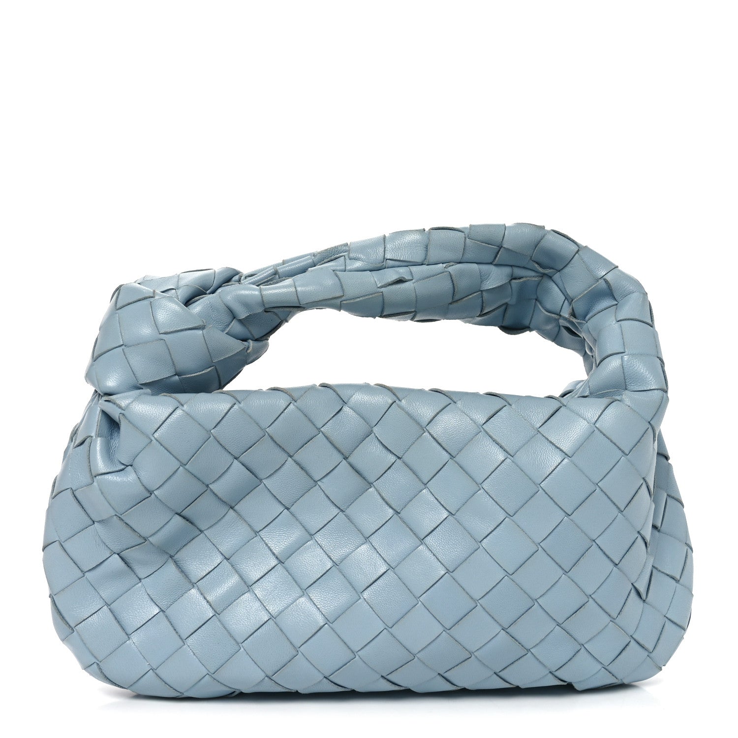 Bottega Veneta Nappa Intrecciato Mini Jodie Teal Washed 1 of 11