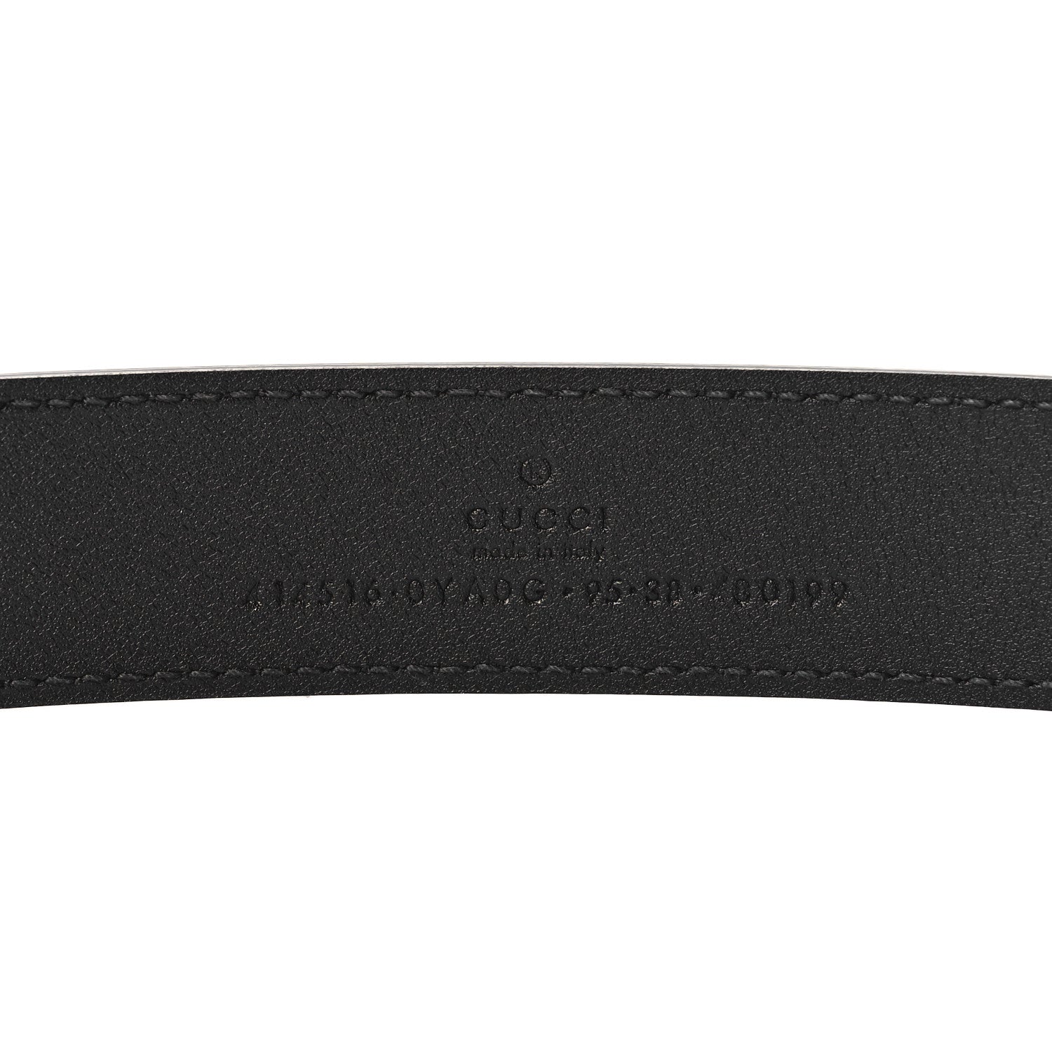 Gucci Calfskin Double G 30mm Belt 95 38 Black 5 of 5