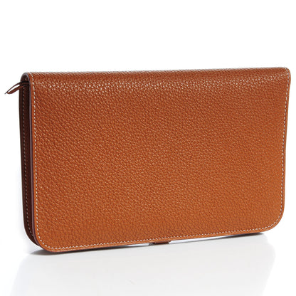 Hermes Togo Dogon Combined Wallet Gold 3 of 8