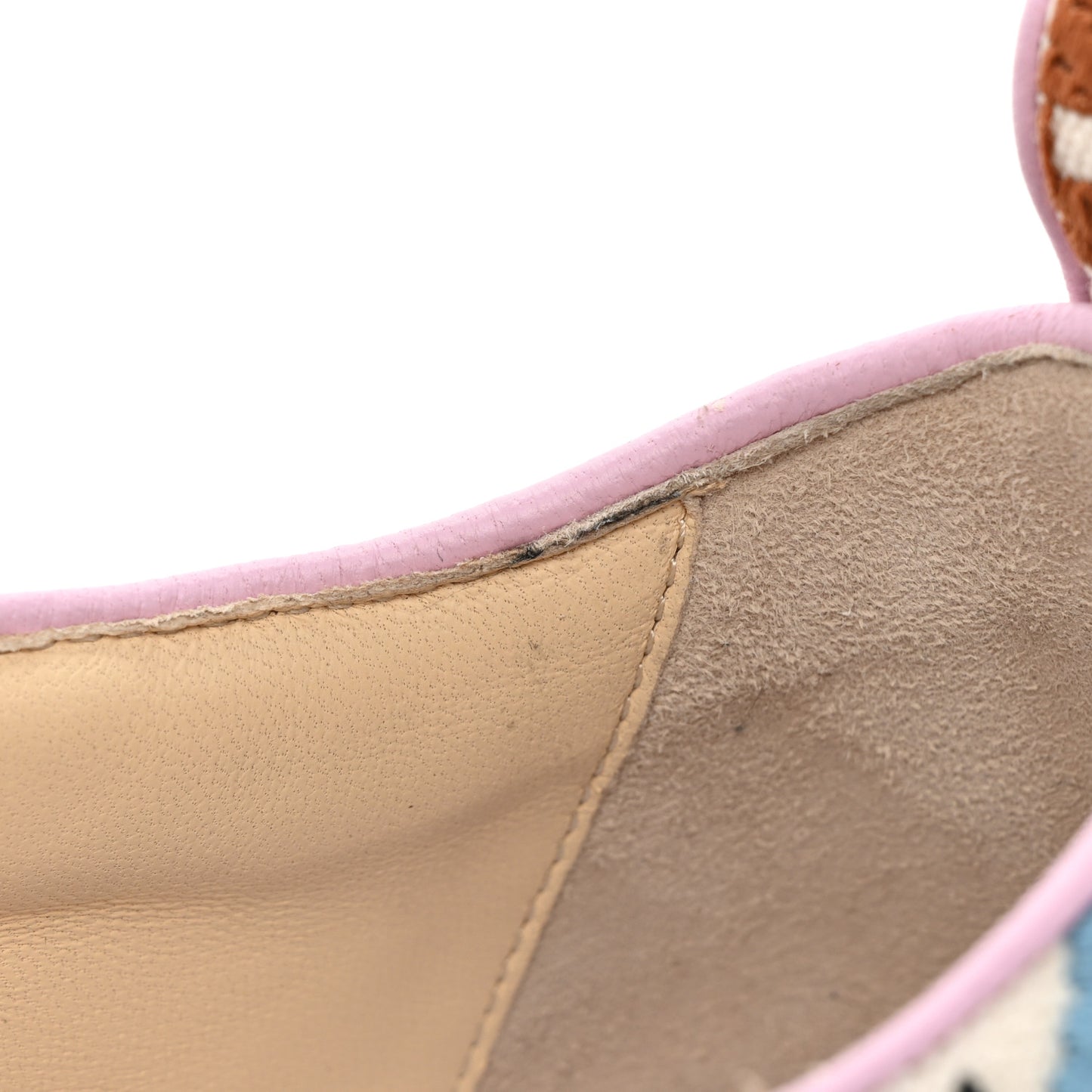X SARA COLEMAN Canvas FF Vertigo Embroidered Womens Rise Slip On Sneakers 39 Grezzo Multicolor