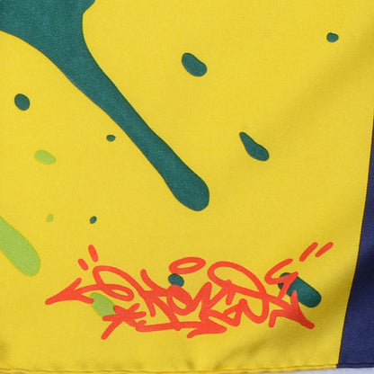Hermes Silk Graff Graffiti Scarf 90 3 of 5