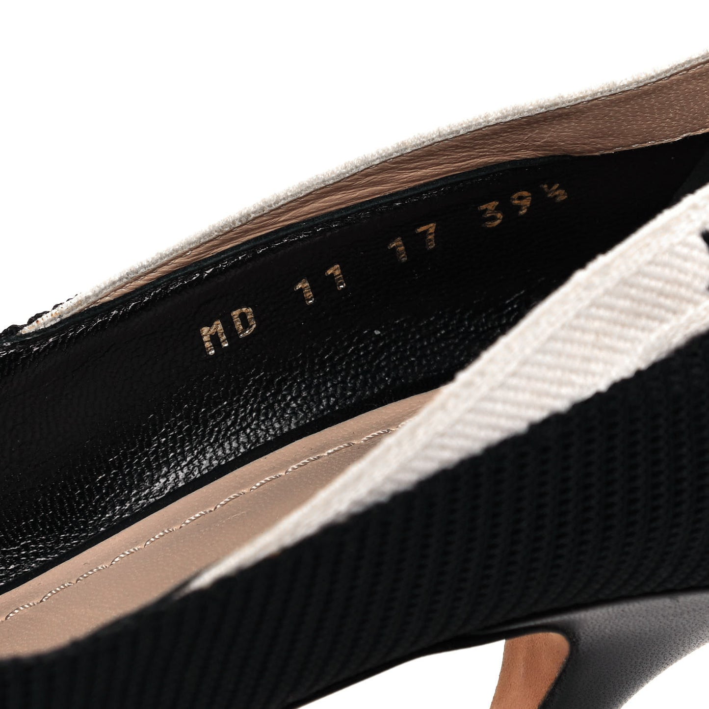 Technical Canvas J'Adior Ribbon Pumps 39.5 Black