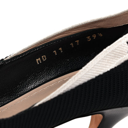 Christian Dior Technical Canvas J'Adior Ribbon Pumps 39.5 Black 8 of 10