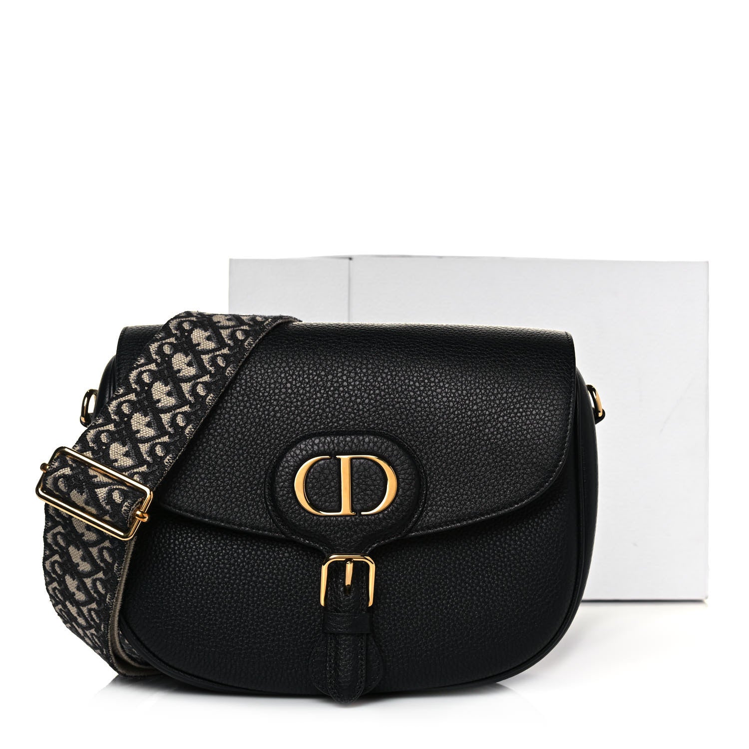 Christian Dior Grained Calfskin Large Bobby Flap Black 15 of 15