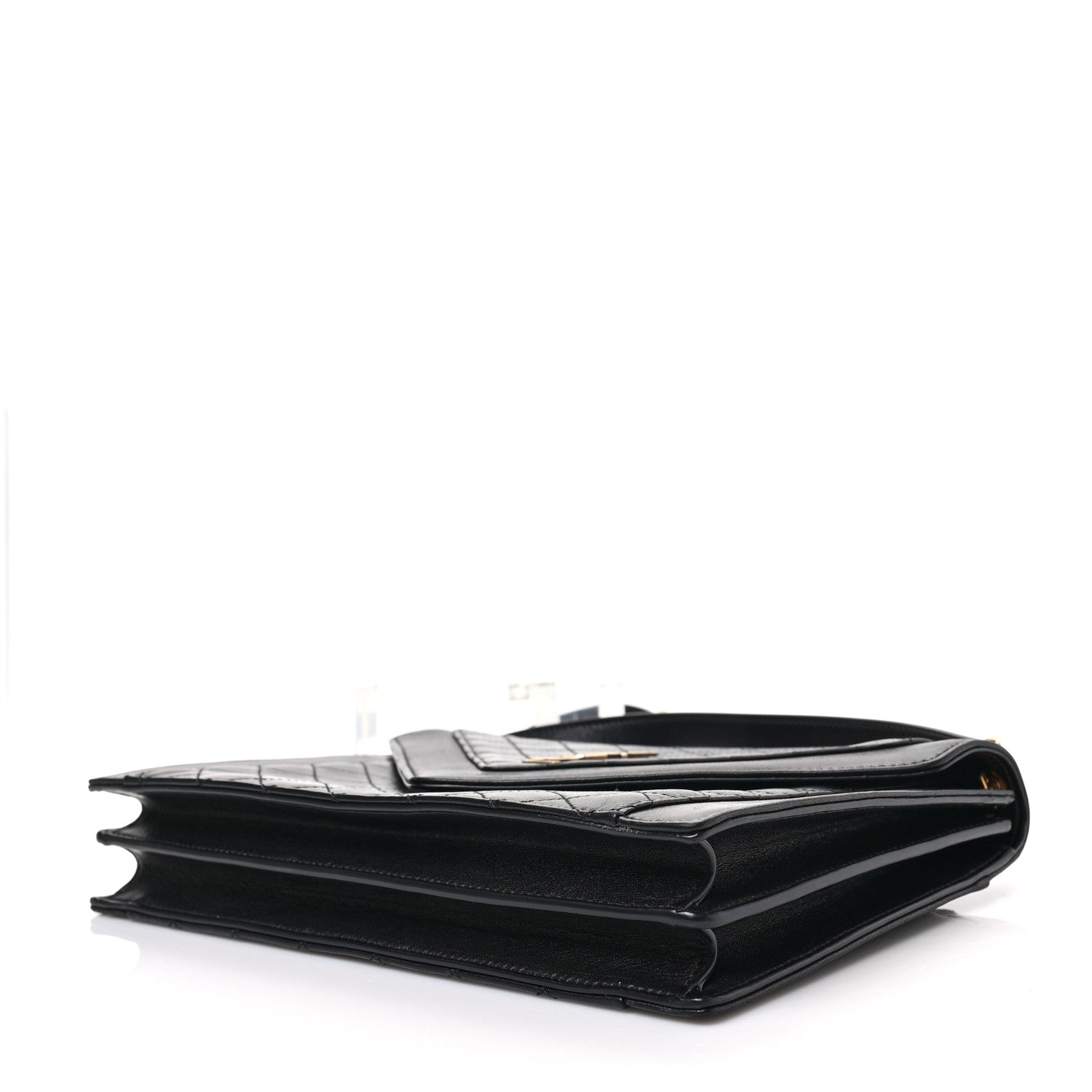 Saint Laurent Lambskin Quilted Mini Gaby Satchel Black 7 of 8