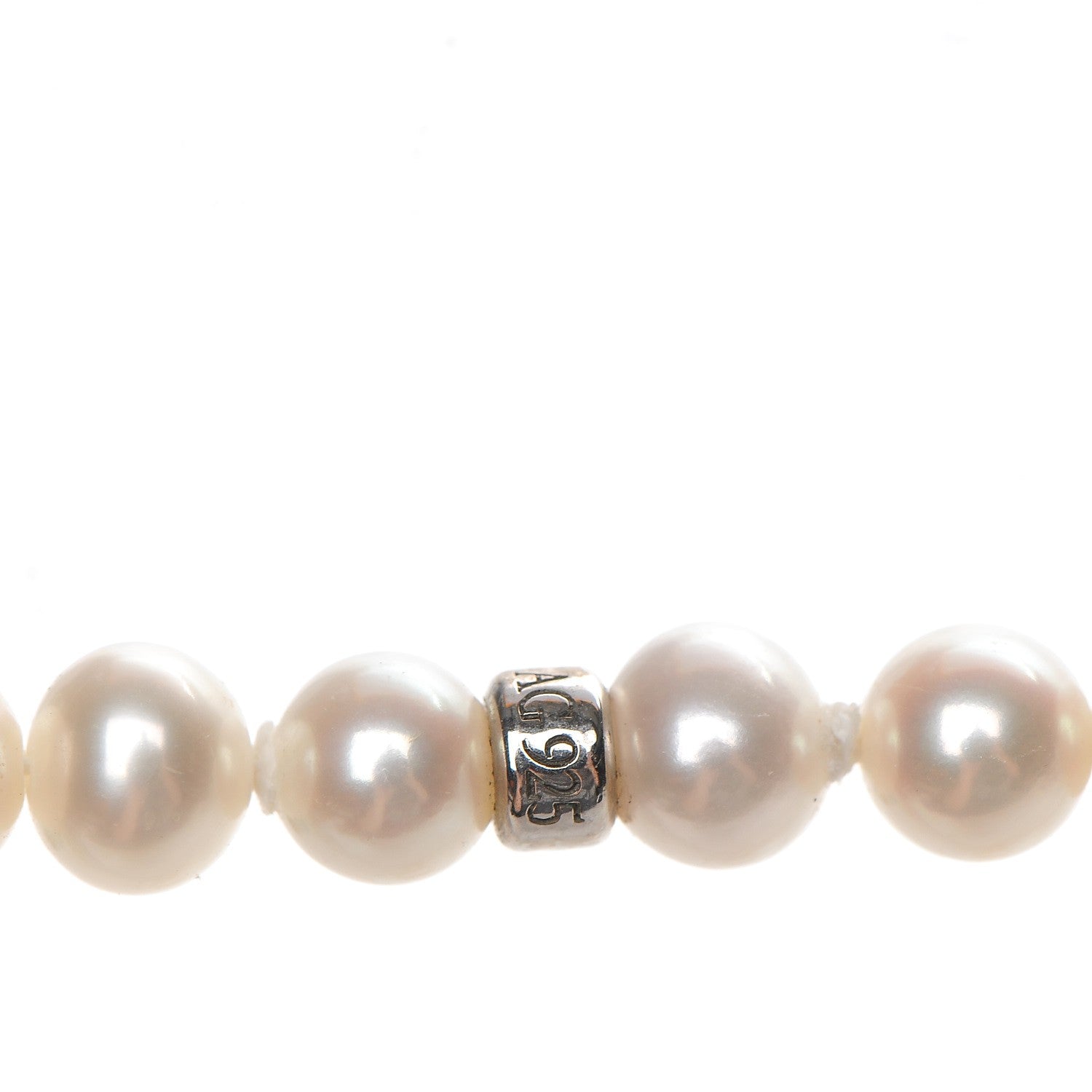 Tiffany Sterling Silver Ziegfeld Pearl Long Necklace 43" 4 of 9