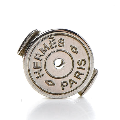 Hermes Palladium Lacquered Pop H Earrings Black 4 of 6
