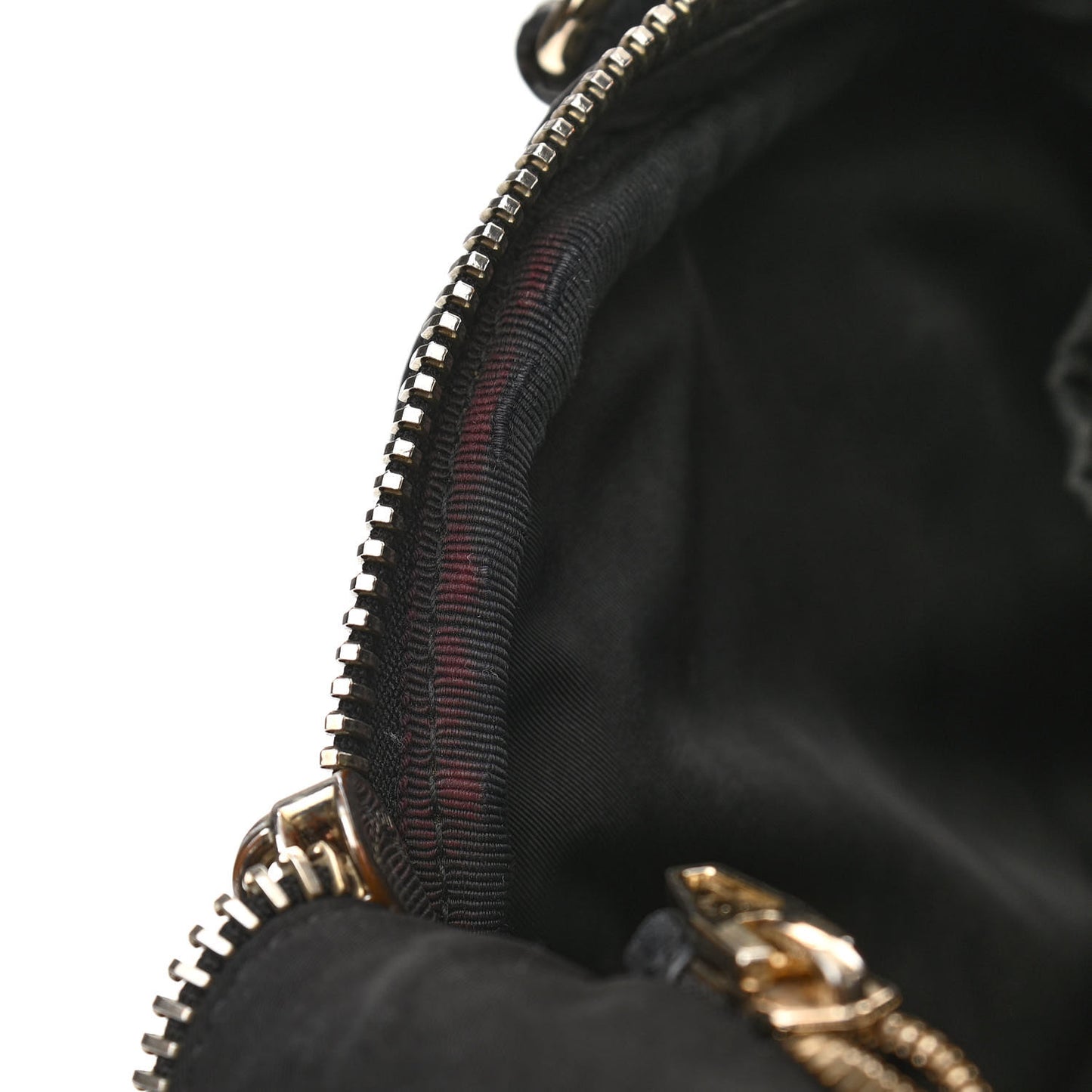 Pebbled Lambskin Mini Rockie Black Gold Hardware