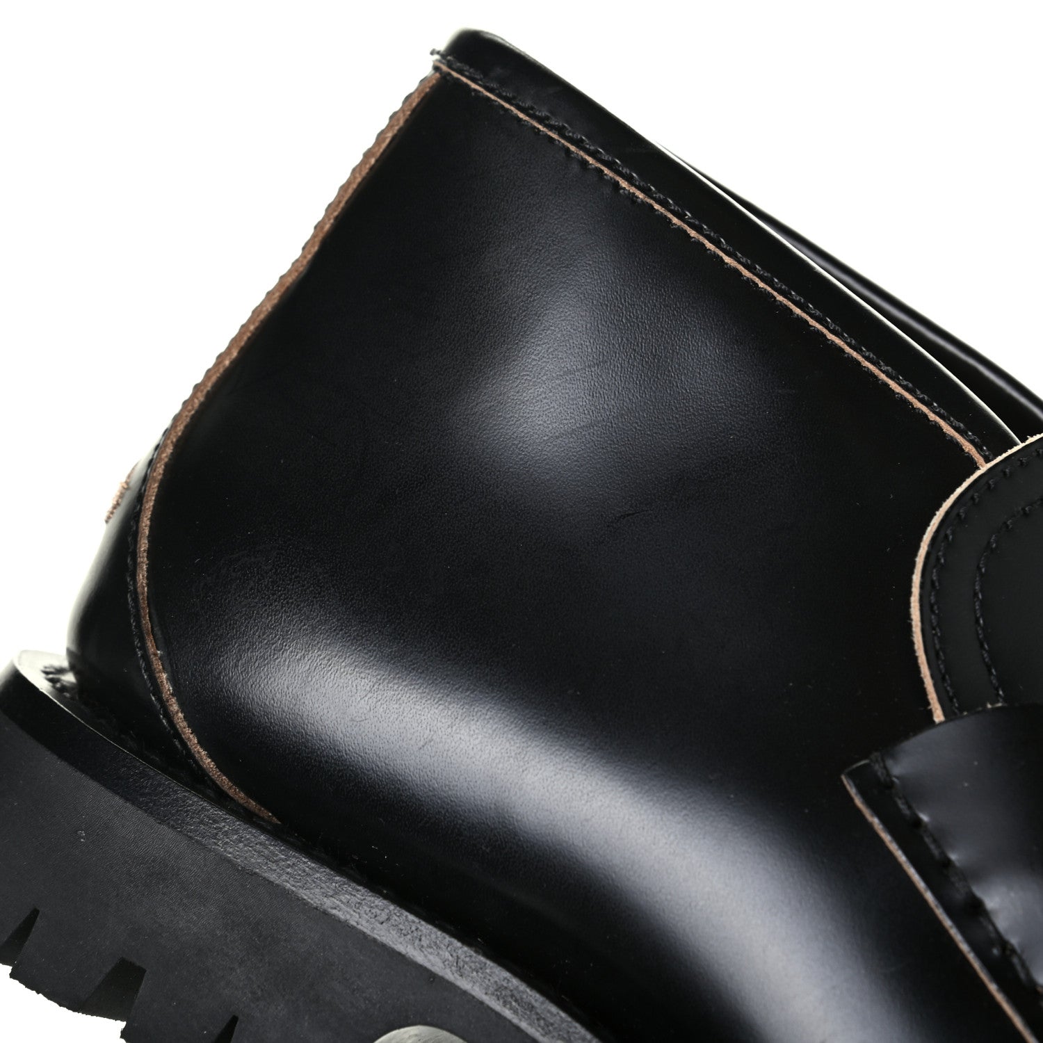 Gucci Cordovan Lux Mens Harald Horsebit Ankle Boots 7 Black 6 of 6
