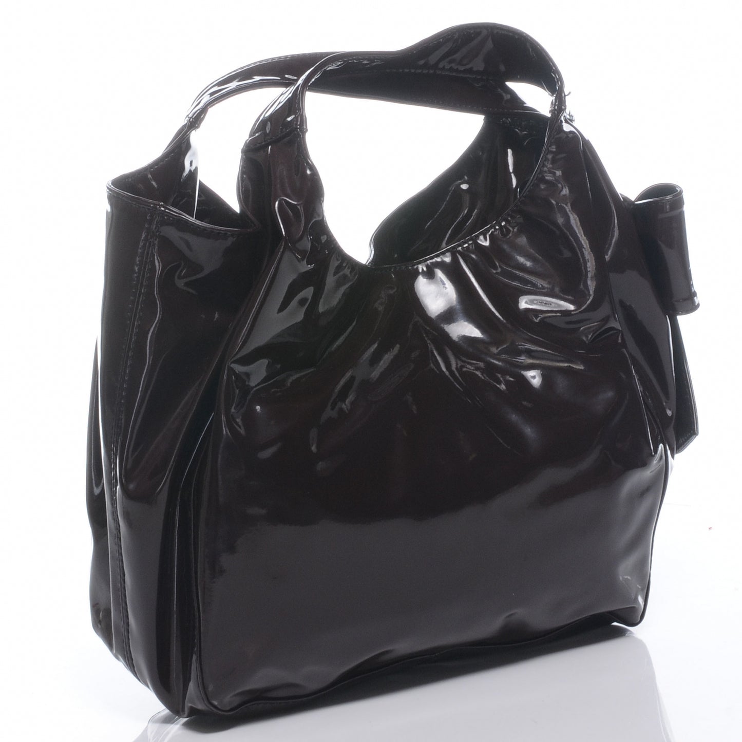 Patent Lacca Small Nuage Hobo Purple