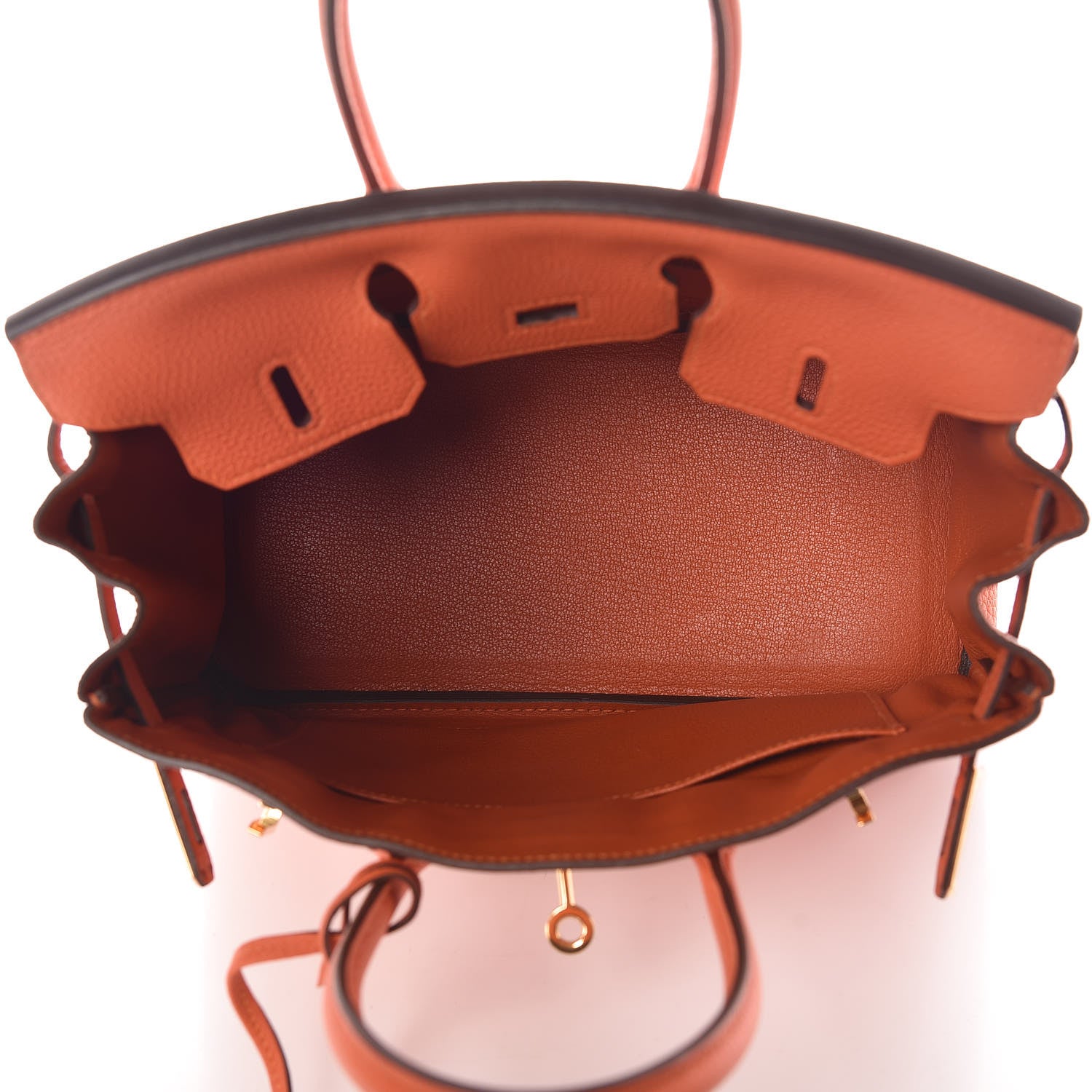 Hermes Togo Birkin 25 Feu 7 of 36