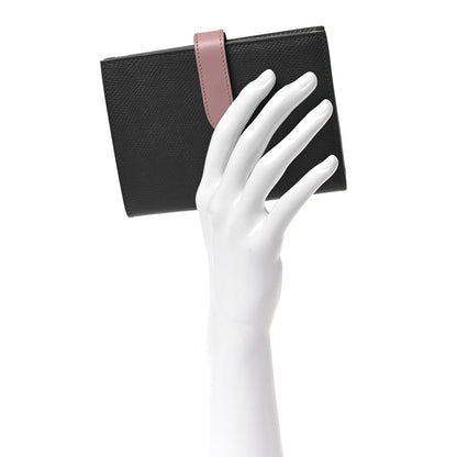 Celine Grained Calfskin Medium Multifunction Strap Wallet Grey Vintage Pink 2 of 9