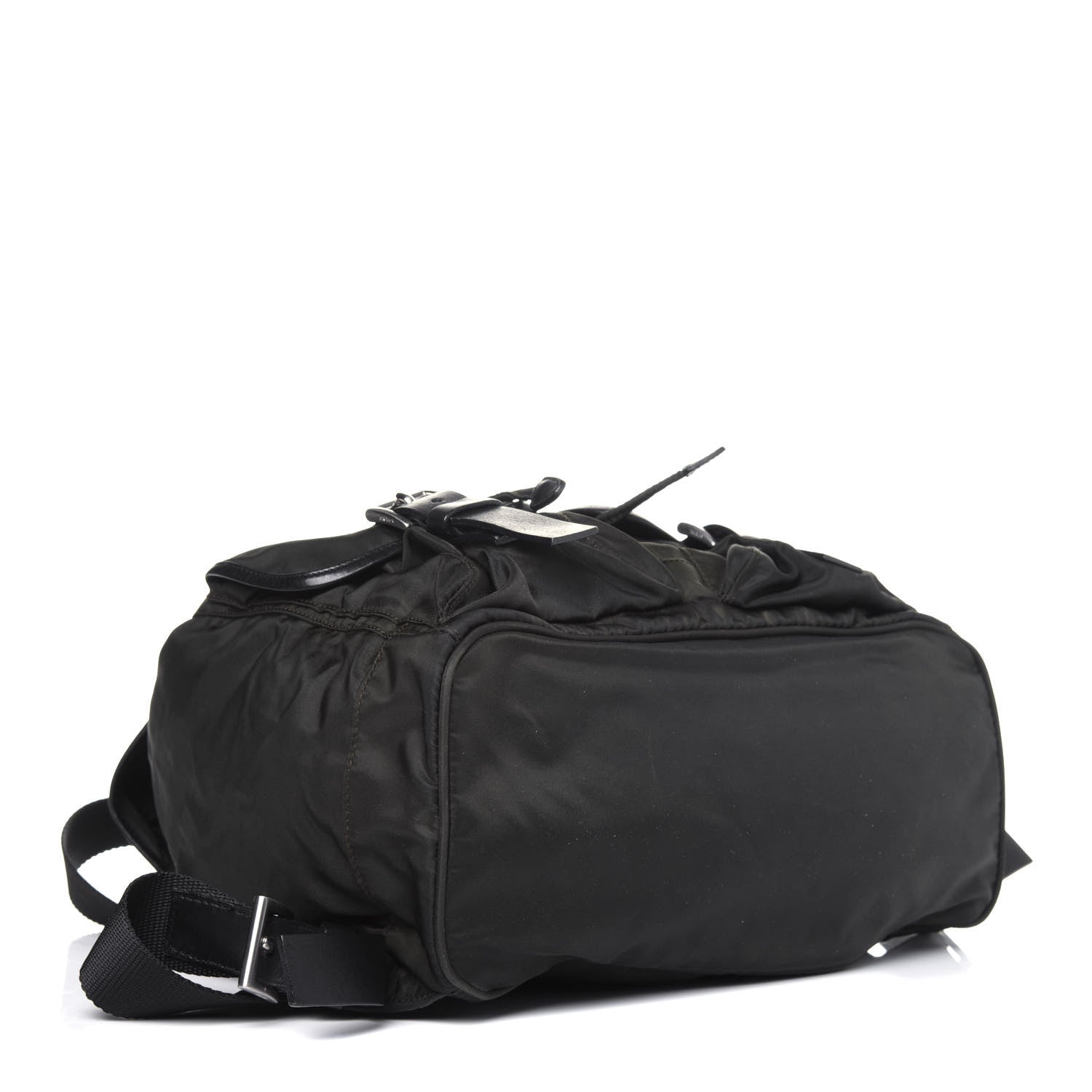 Prada Nylon Vela Medium Backpack Black 3 of 17