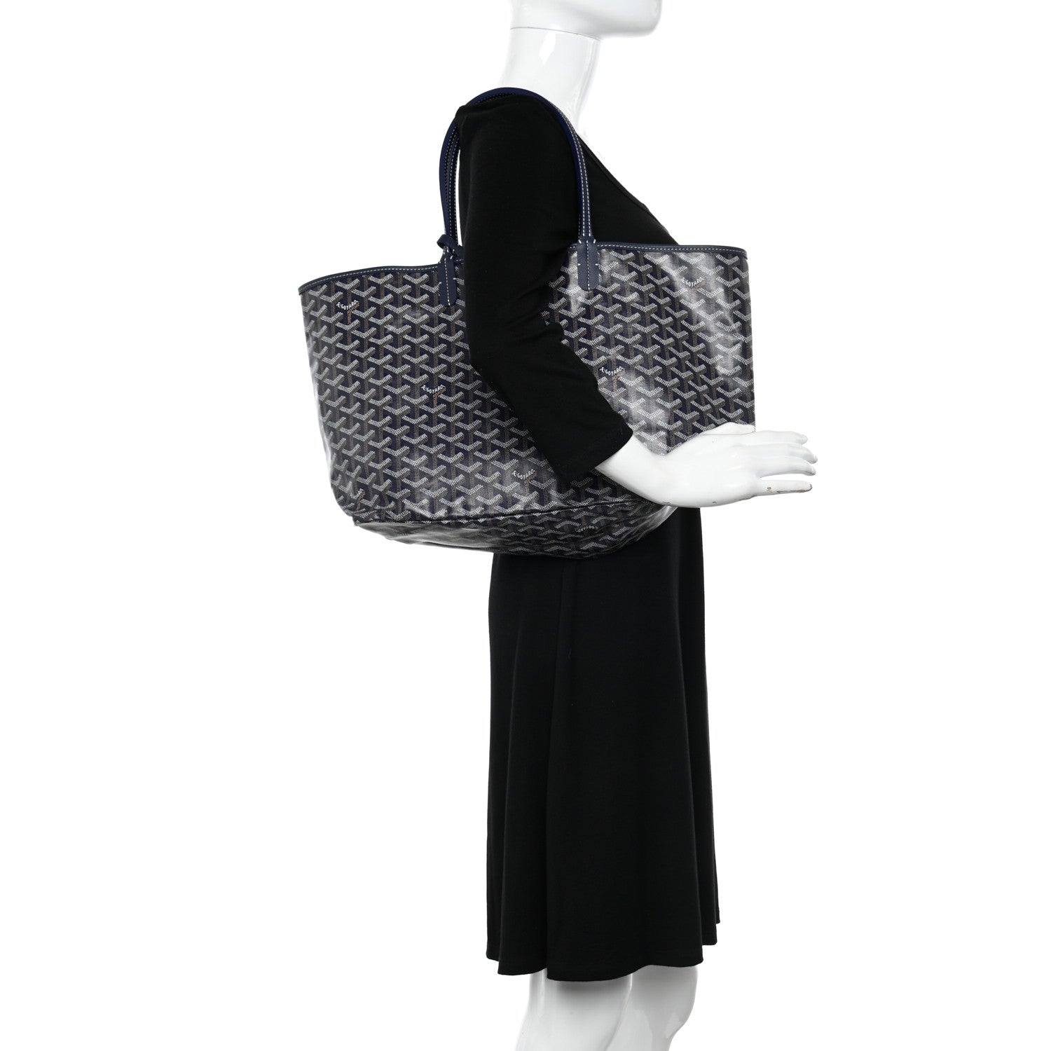 Goyard Goyardine Saint Louis PM Navy 2 of 11