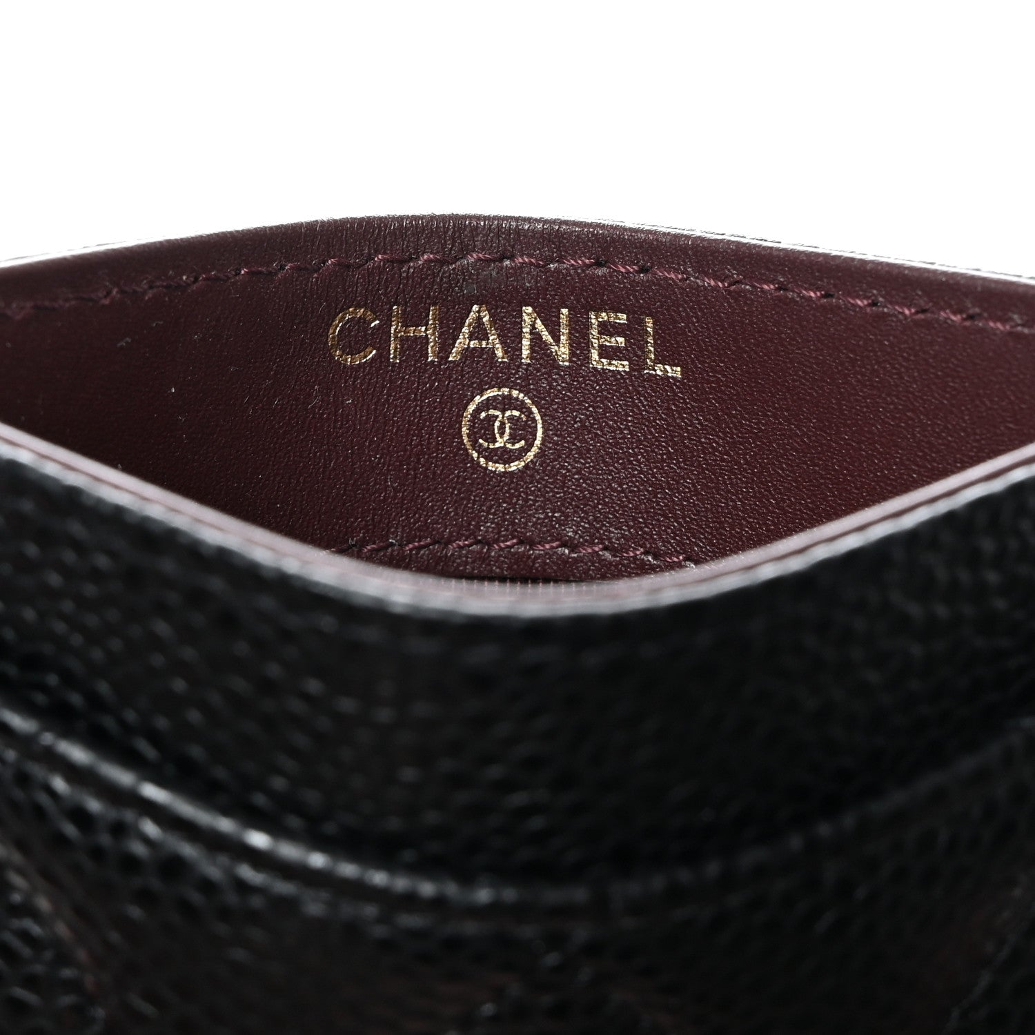 Chanel Caviar Quilted Card Holder Black 6 of 9