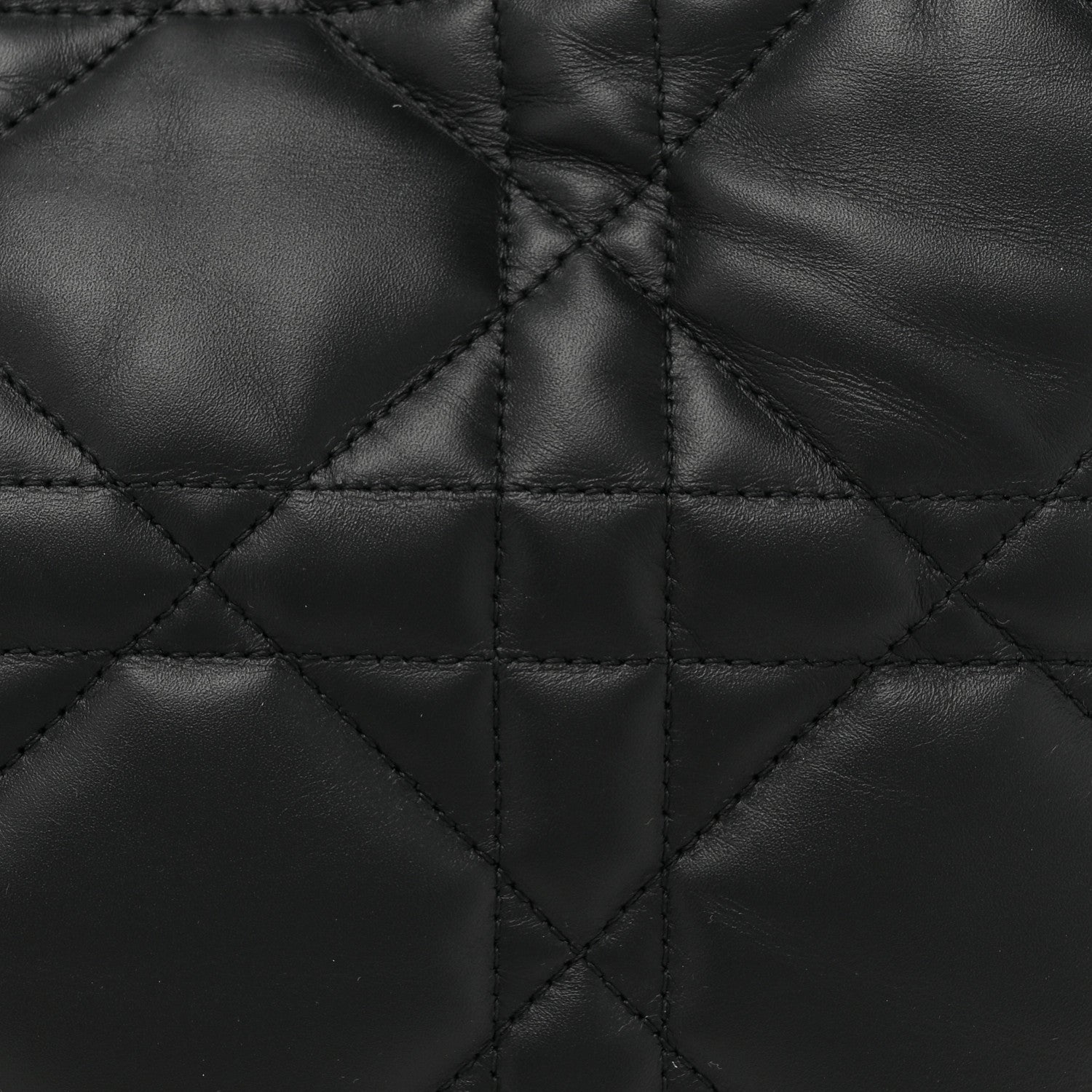 Christian Dior Calfskin Macrocannage Large Toujours Black 10 of 13