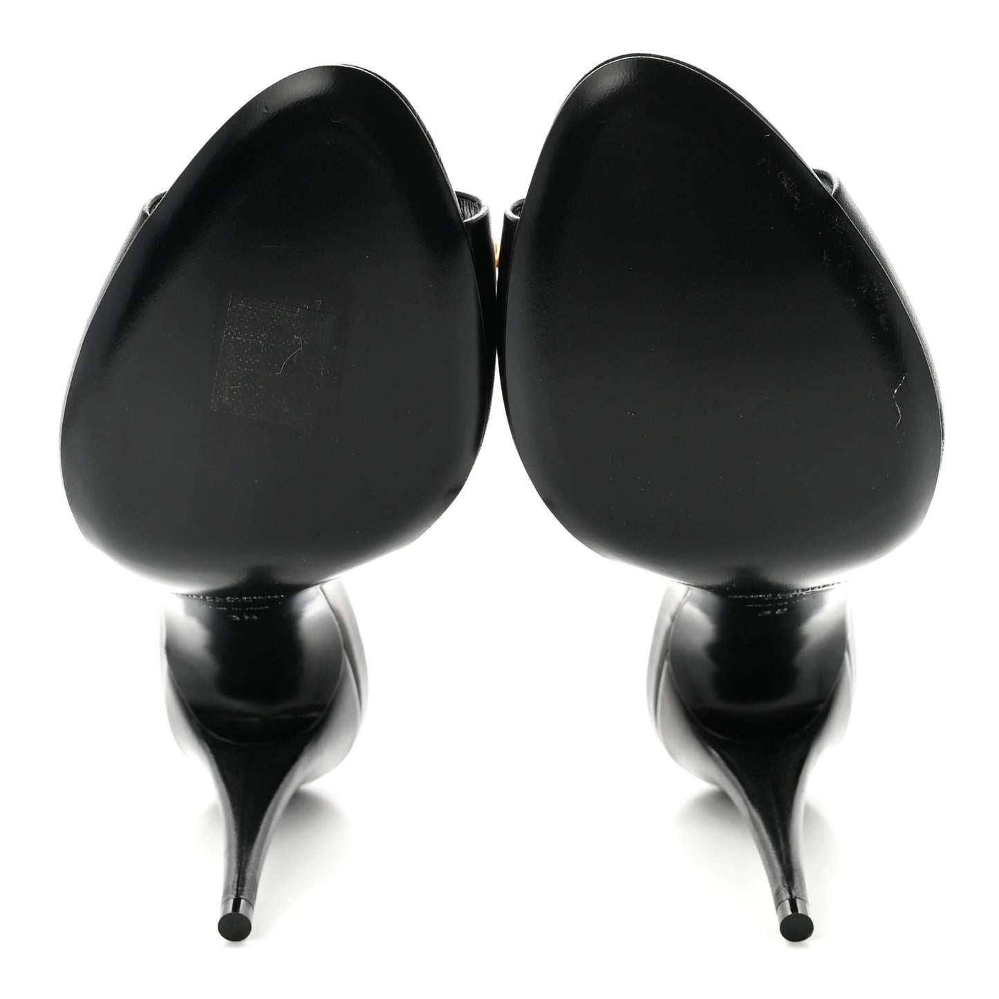 Calfskin New Belfagor Sexy 95mm Mules 38 Black