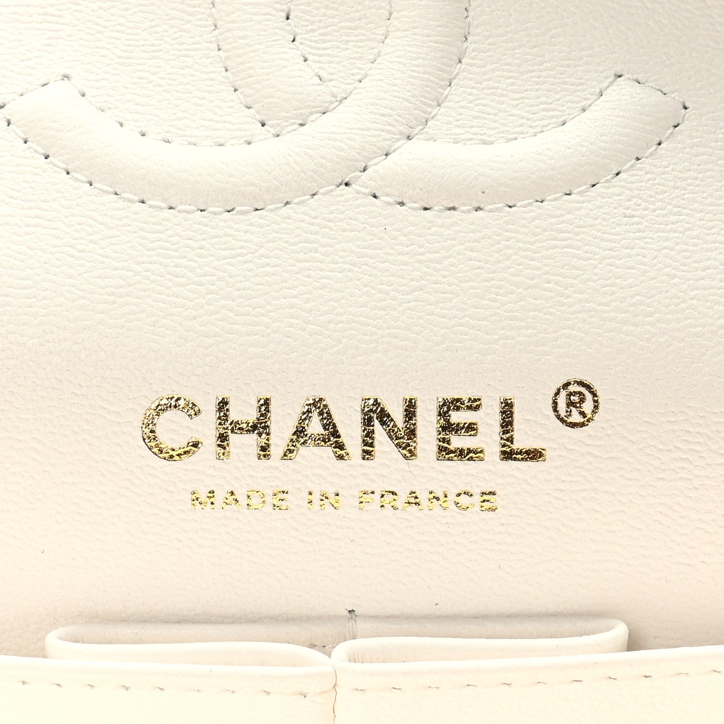 Caviar Quilted Small Double Flap White