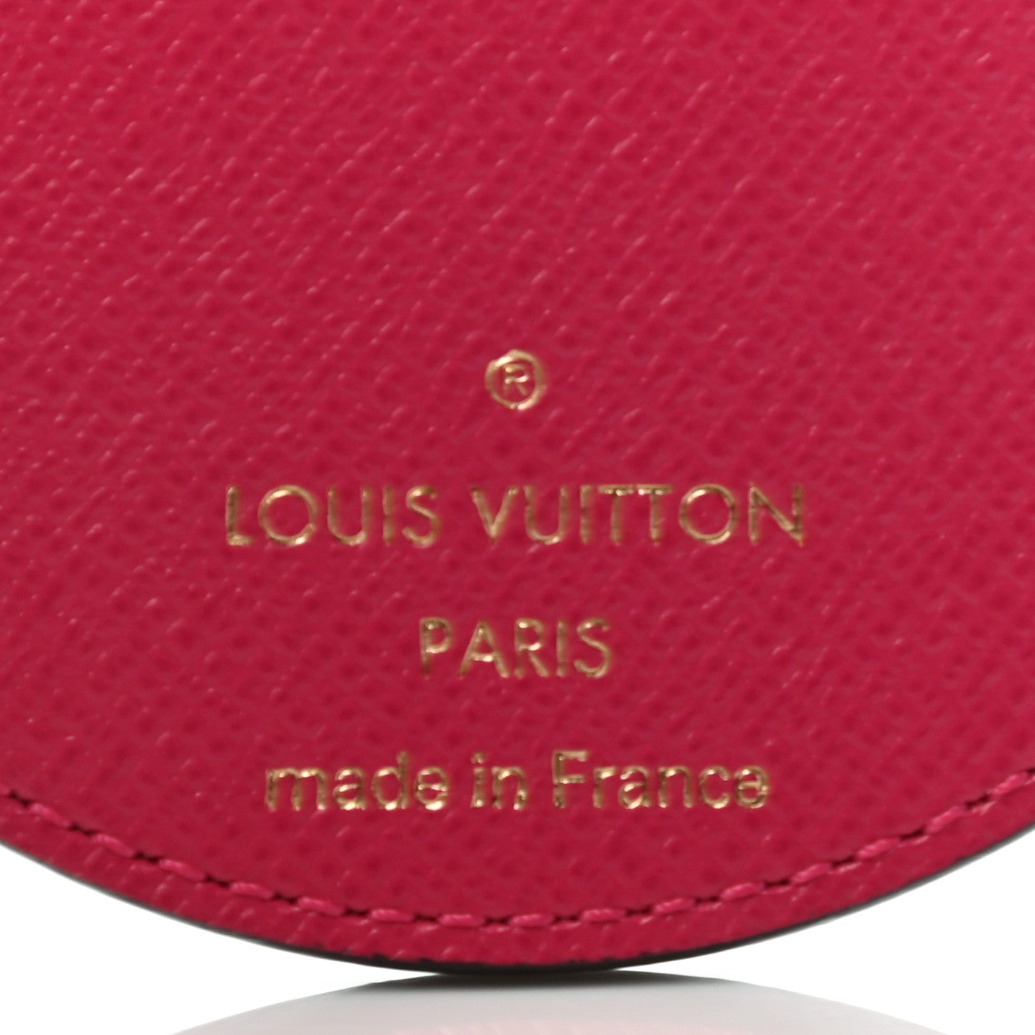 Louis Vuitton Damier Azur 2021 Christmas Animation Hollywood Bag Charm Key Ring Fuchsia 3 of 4