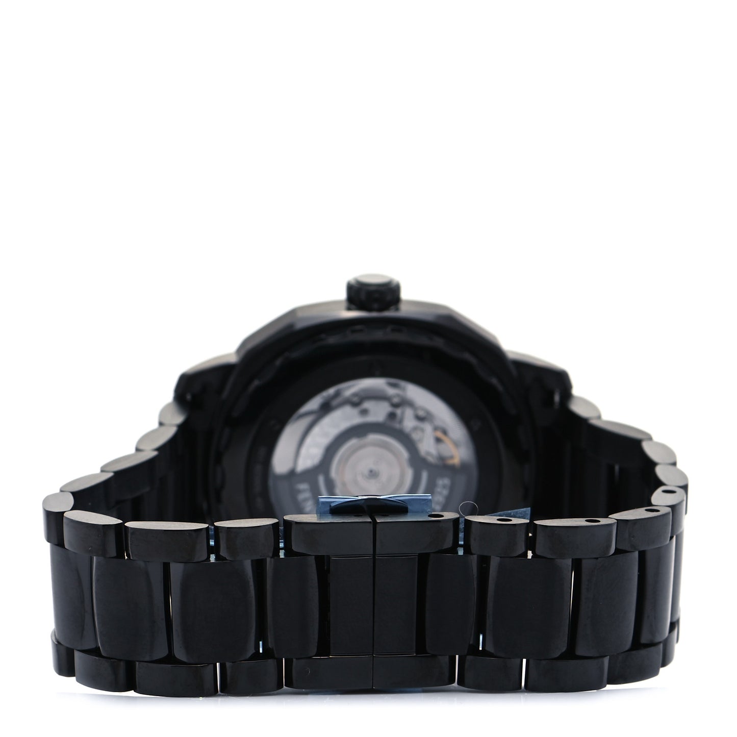 PVD Stainless Steel 42mm Selleria GMT Automatic Watch Black