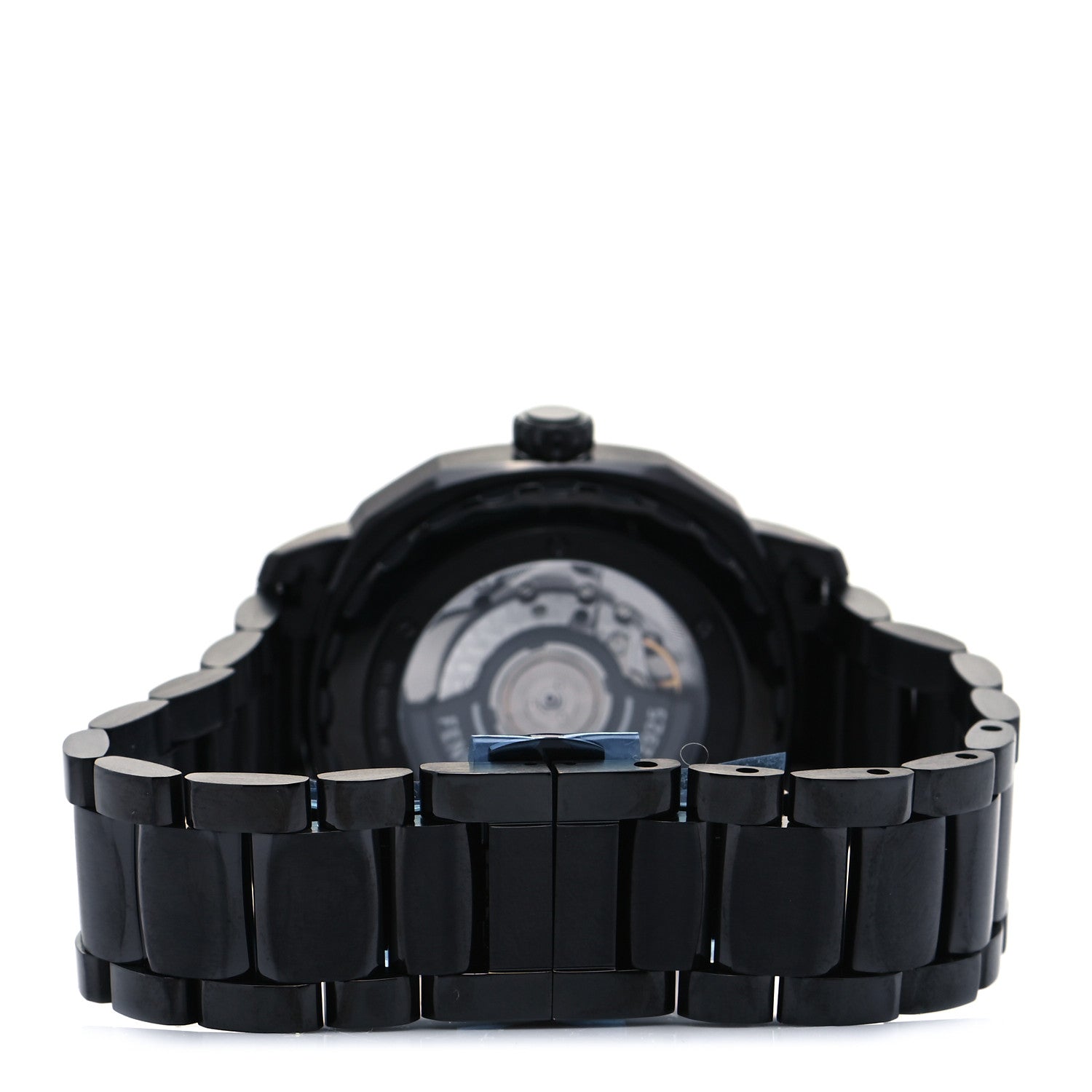 Fendi PVD Stainless Steel 42mm Selleria GMT Automatic Watch Black 3 of 4