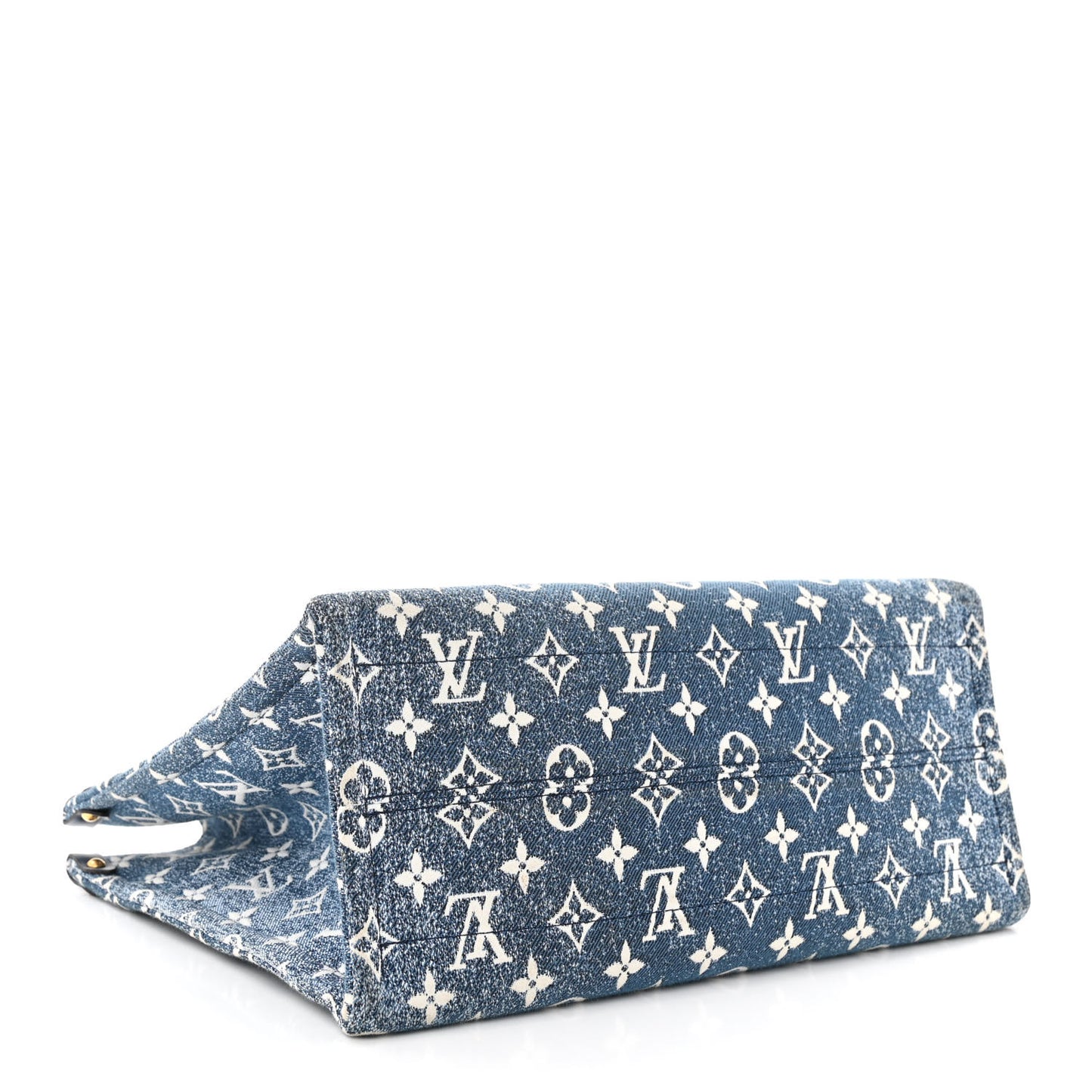 Monogram Jacquard Denim Onthego MM Bleu