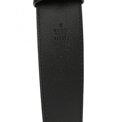 Gucci Moon Calfskin Nickel Double G 40mm Belt 110 44 Black 3 of 6