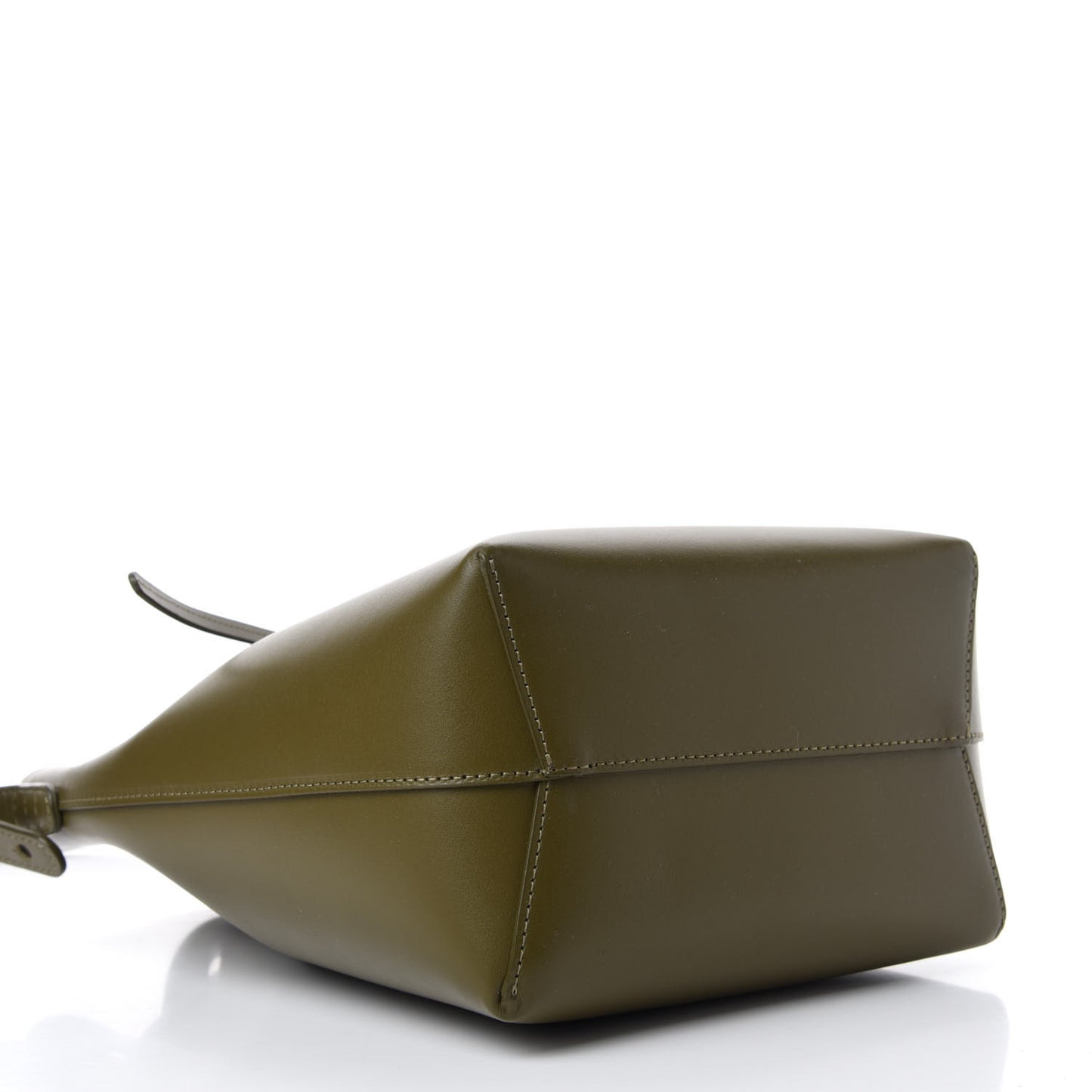 Calfskin Mini Bucket Bag Olive