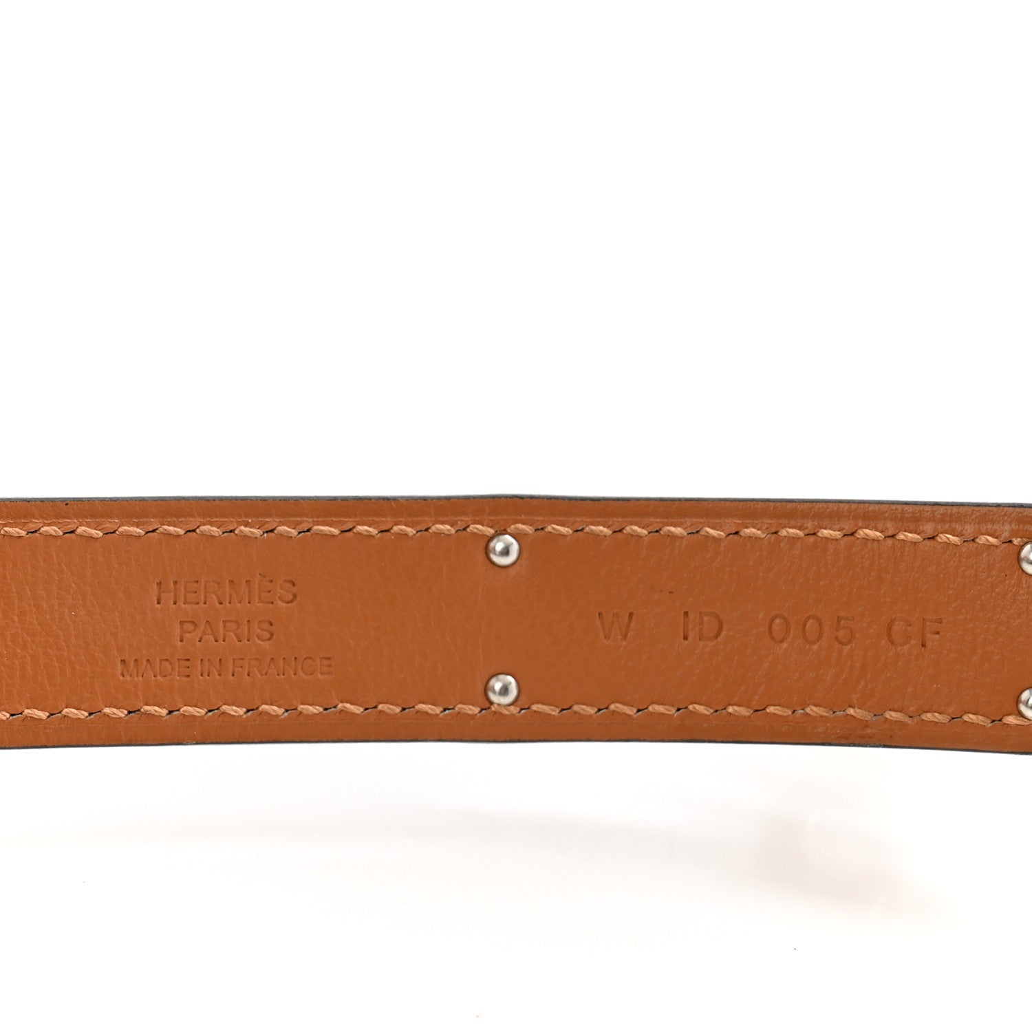 Hermes Epsom Kelly Belt Black 3 of 4