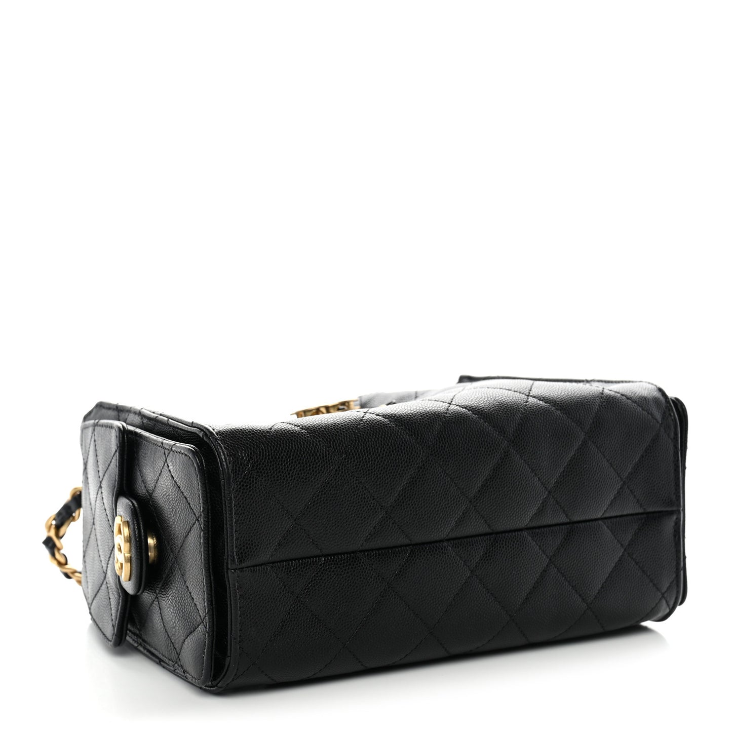 Caviar Quilted Mini Chanel 25 Handbag Black