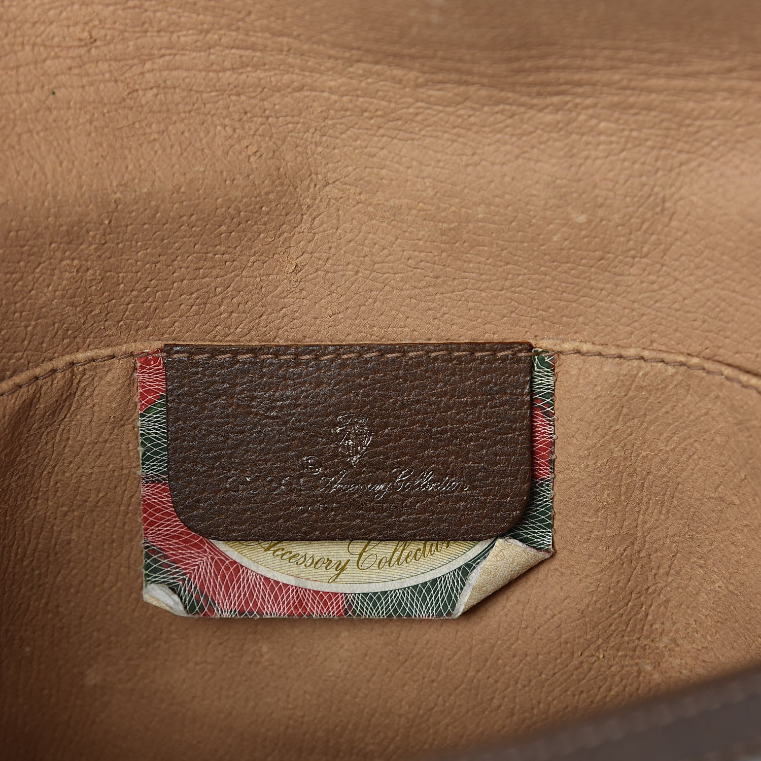 Gucci Coated Canvas Monogram Web Clutch Brown 6 of 11