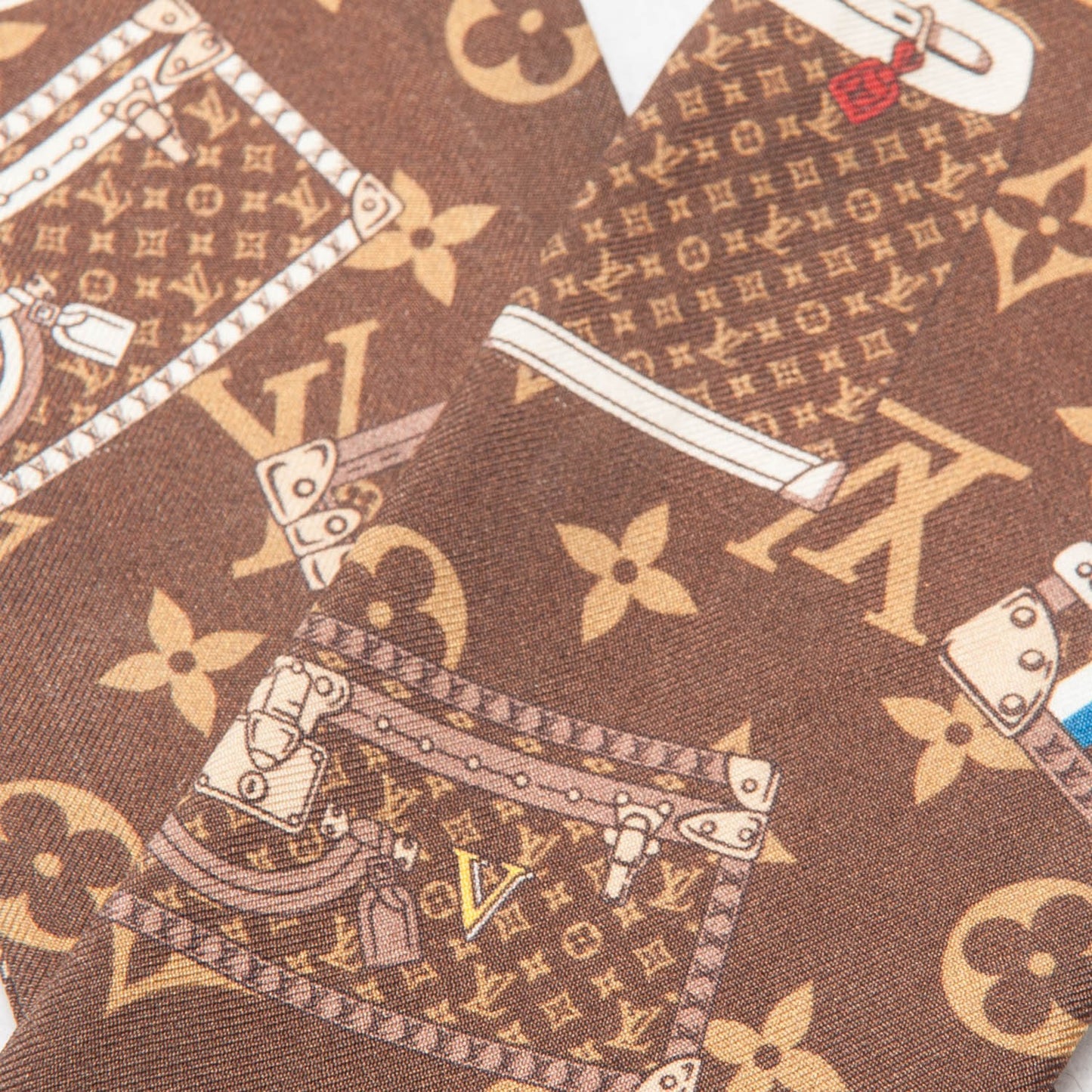 Silk Monogram Trunks Bandeau