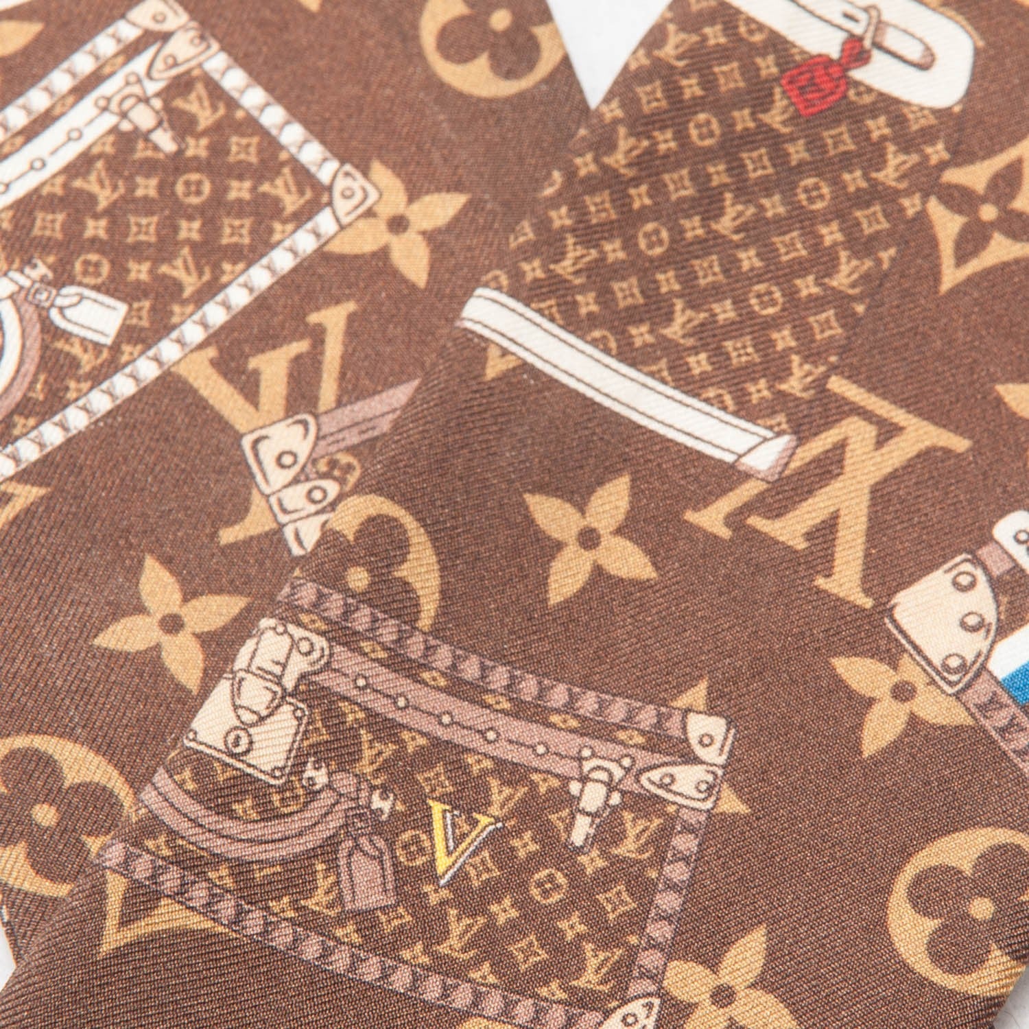 Louis Vuitton Silk Monogram Trunks Bandeau 3 of 4