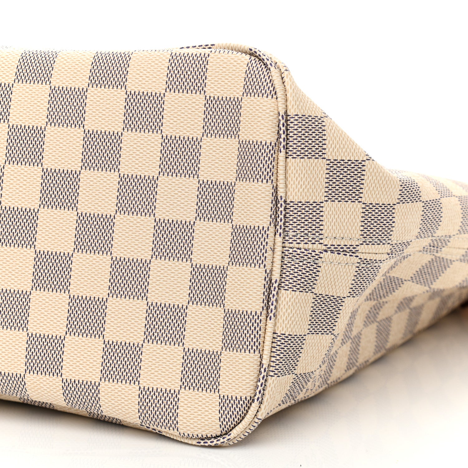 Louis Vuitton Damier Azur Neo Neverfull MM Rose Ballerine 12 of 13