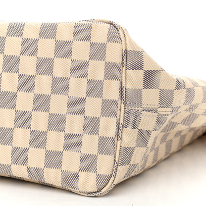 Louis Vuitton Damier Azur Neo Neverfull MM Rose Ballerine 12 of 13