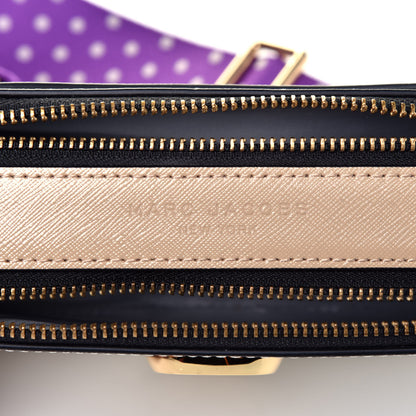 Marc Jacobs Saffiano Small Snapshot Camera Bag Moon White Multi 8 of 10
