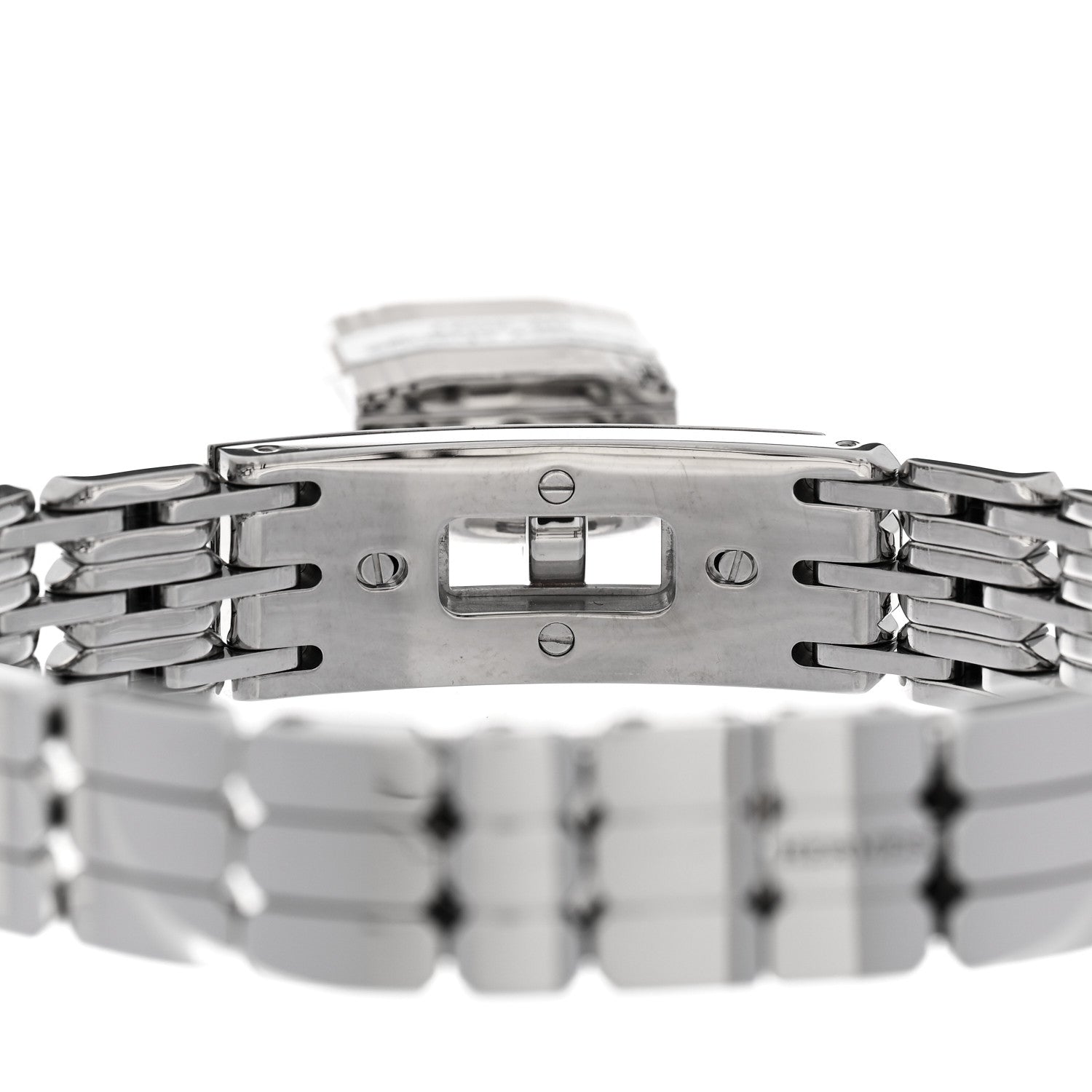 Hermes Stainless Steel Diamond 16mm Kelly Quartz Watch 5 of 6