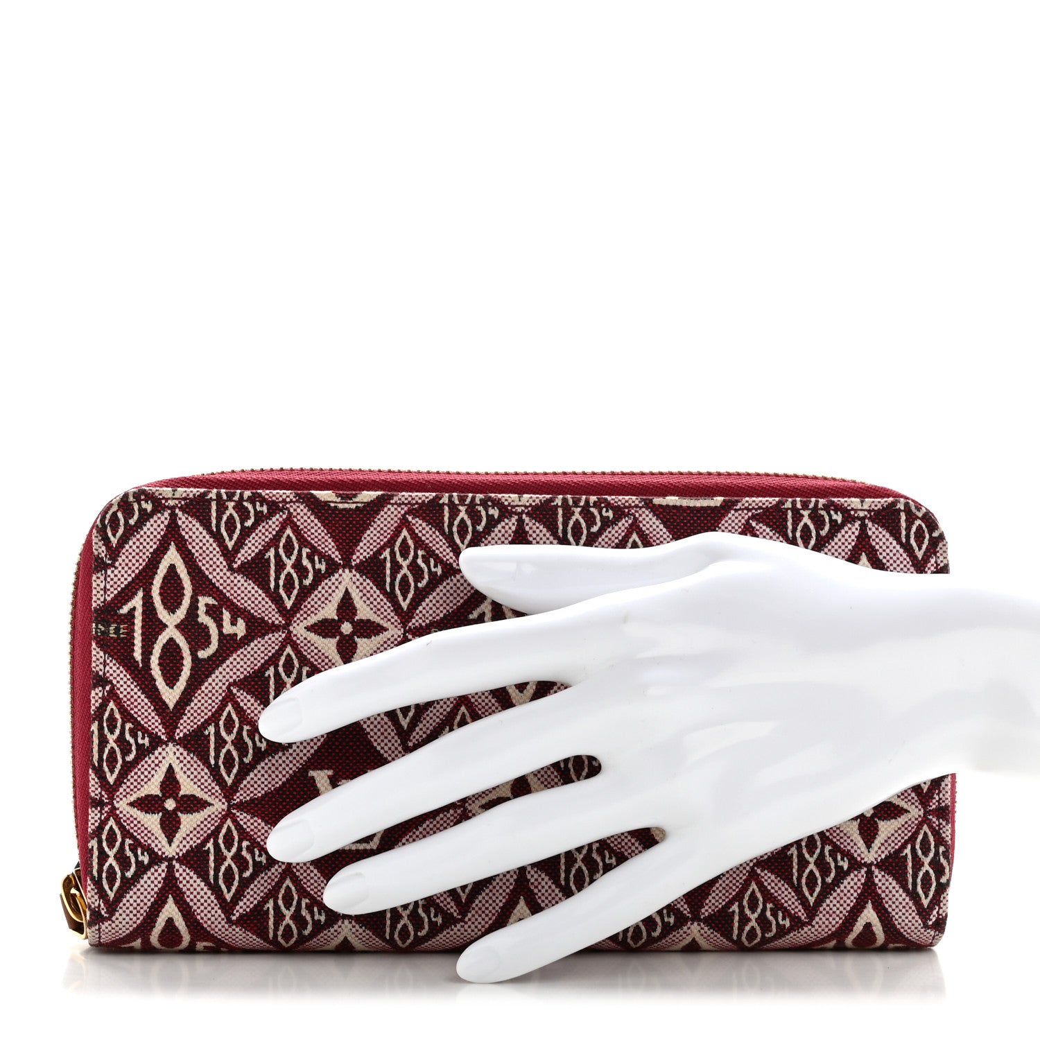 Louis Vuitton Jacquard Since 1854 Zippy Wallet Bordeaux 1873281