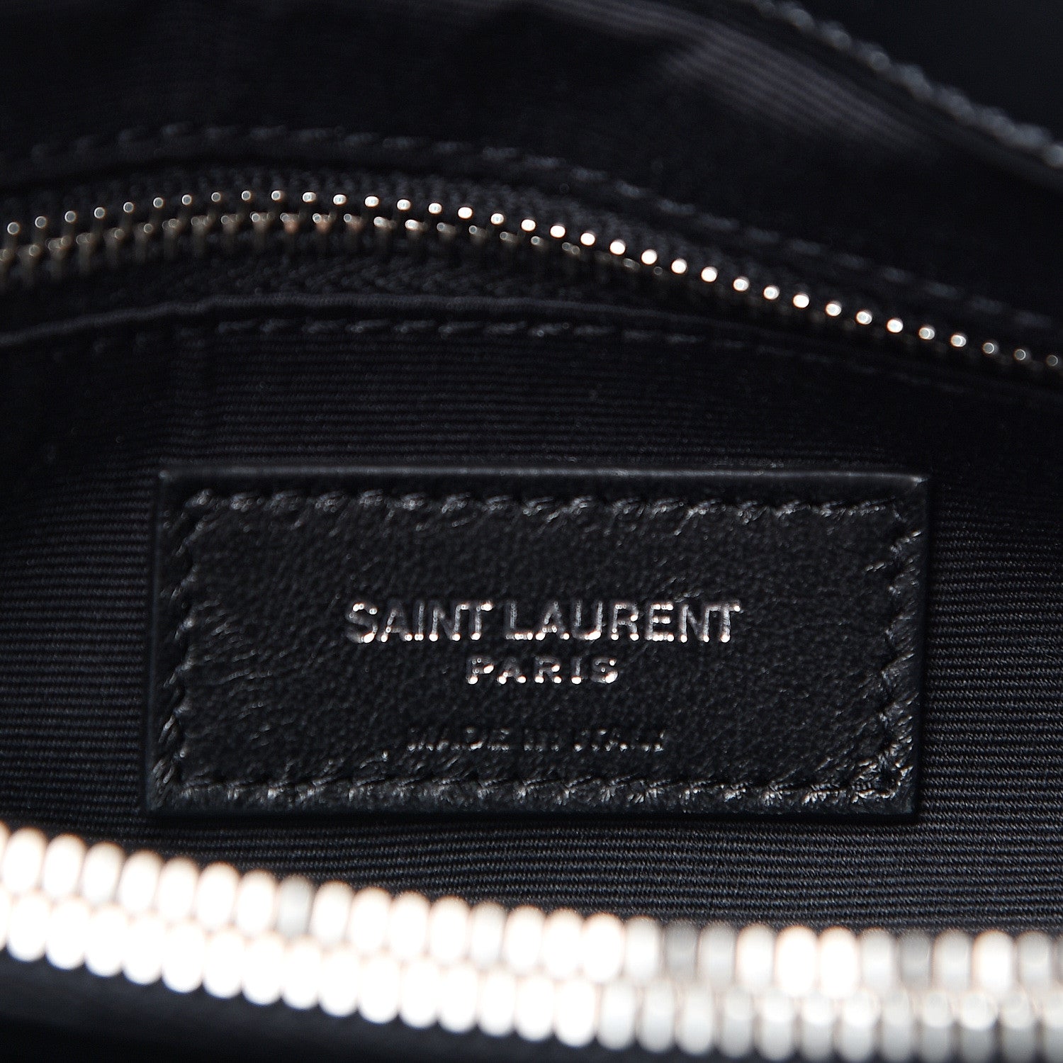 Saint Laurent Calfskin Y Quilted Monogram Medium Loulou Chain Satchel Black 8 of 13