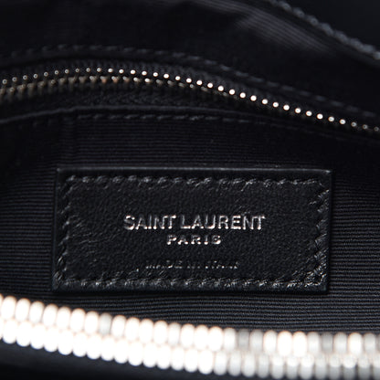 Saint Laurent Calfskin Y Quilted Monogram Medium Loulou Chain Satchel Black 8 of 13
